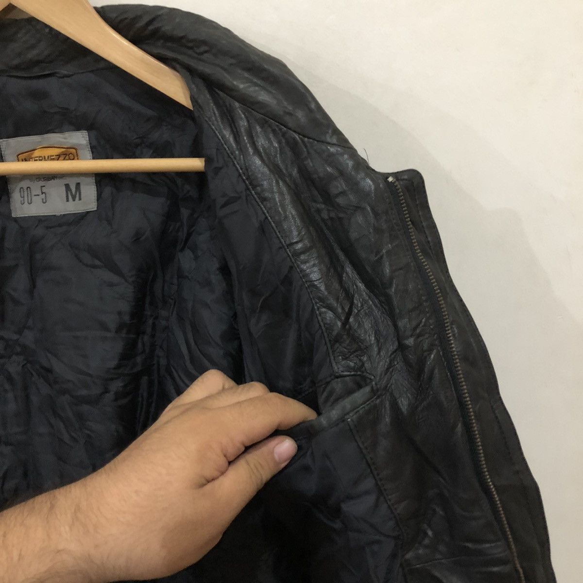 Aero Leathers Bomber Leather Jacket Intermezzo by D'URBAN Inc Size US M / EU 48-50 / 2 - 11 Thumbnail