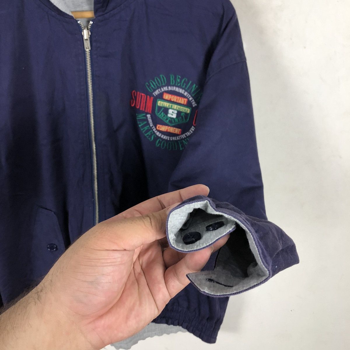 Japanese Brand REVERSIBLE HOODIE JACKET EXPERIENCE SURMOUNT Size US M / EU 48-50 / 2 - 5 Thumbnail