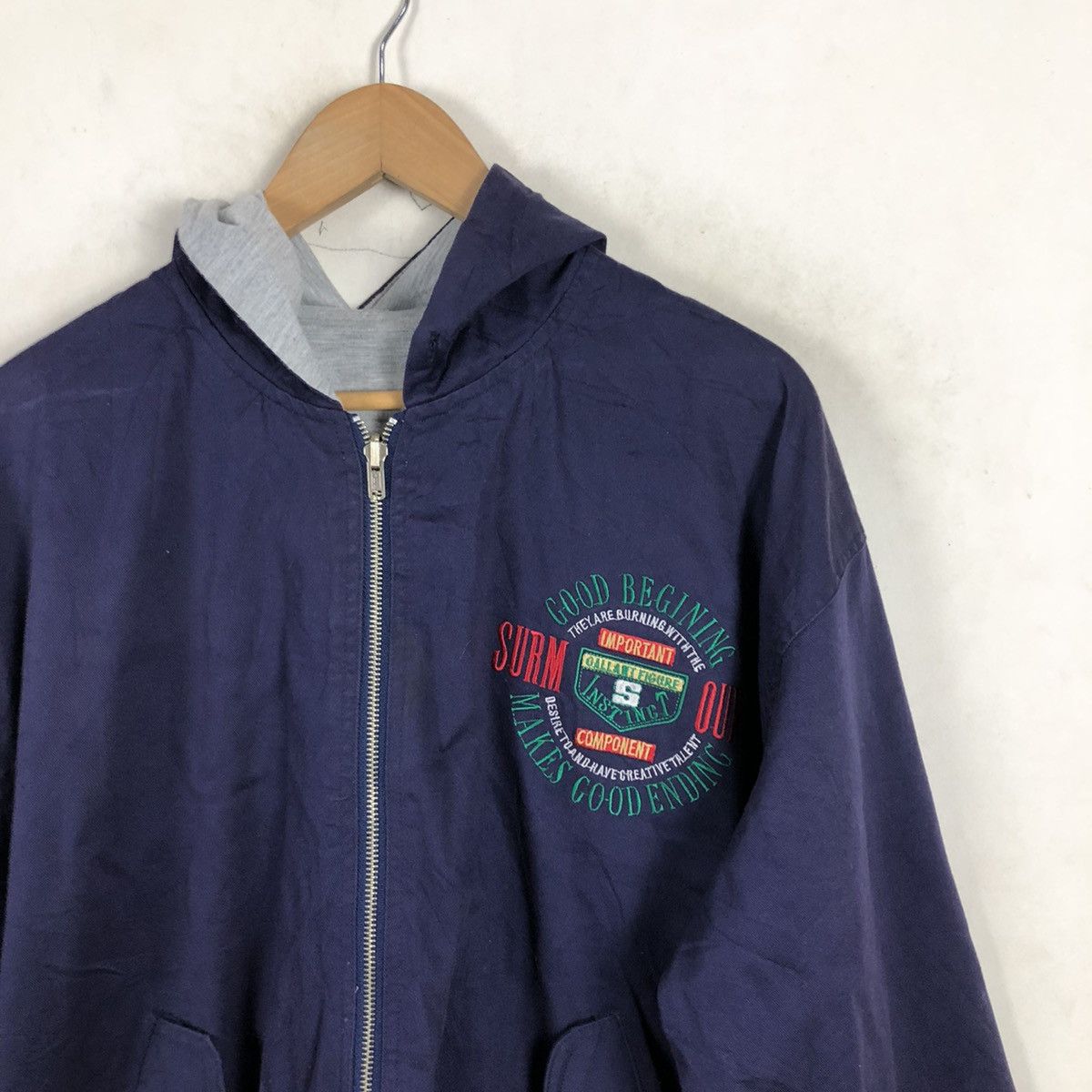 Japanese Brand REVERSIBLE HOODIE JACKET EXPERIENCE SURMOUNT Size US M / EU 48-50 / 2 - 3 Thumbnail
