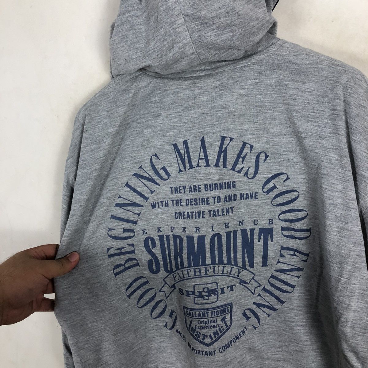 Japanese Brand REVERSIBLE HOODIE JACKET EXPERIENCE SURMOUNT Size US M / EU 48-50 / 2 - 9 Thumbnail