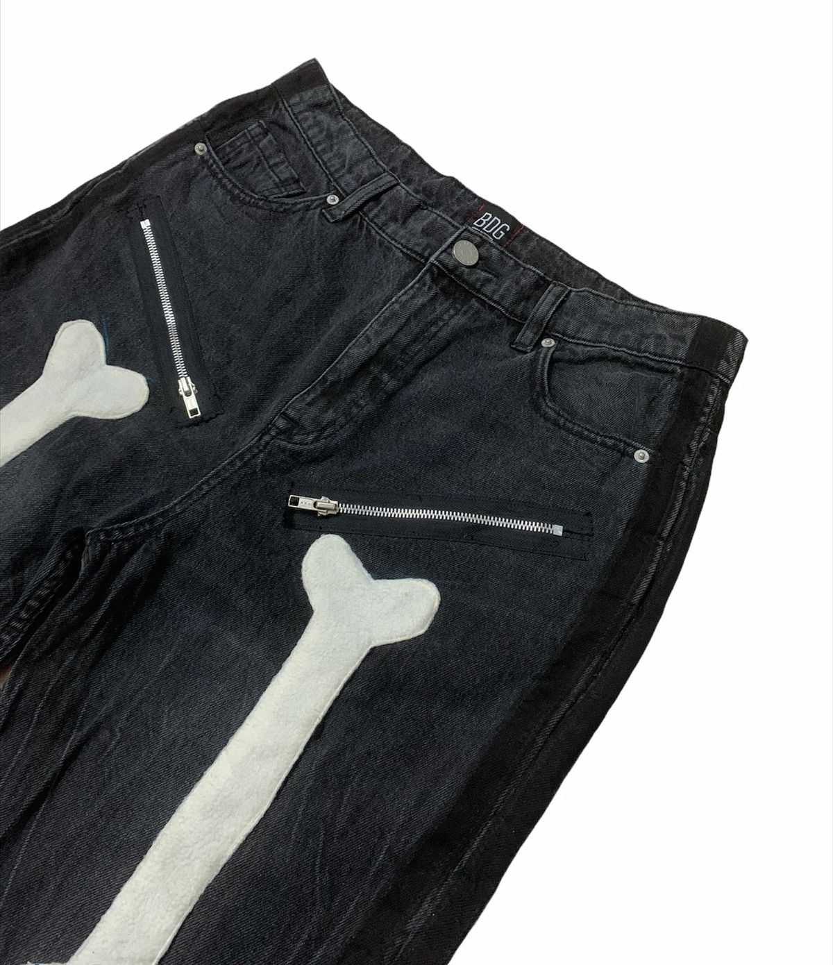 Japanese Brand 🇯🇵 Skeleton Bone Japan Inspired Pants Size US 31 - 2 Thumbnail