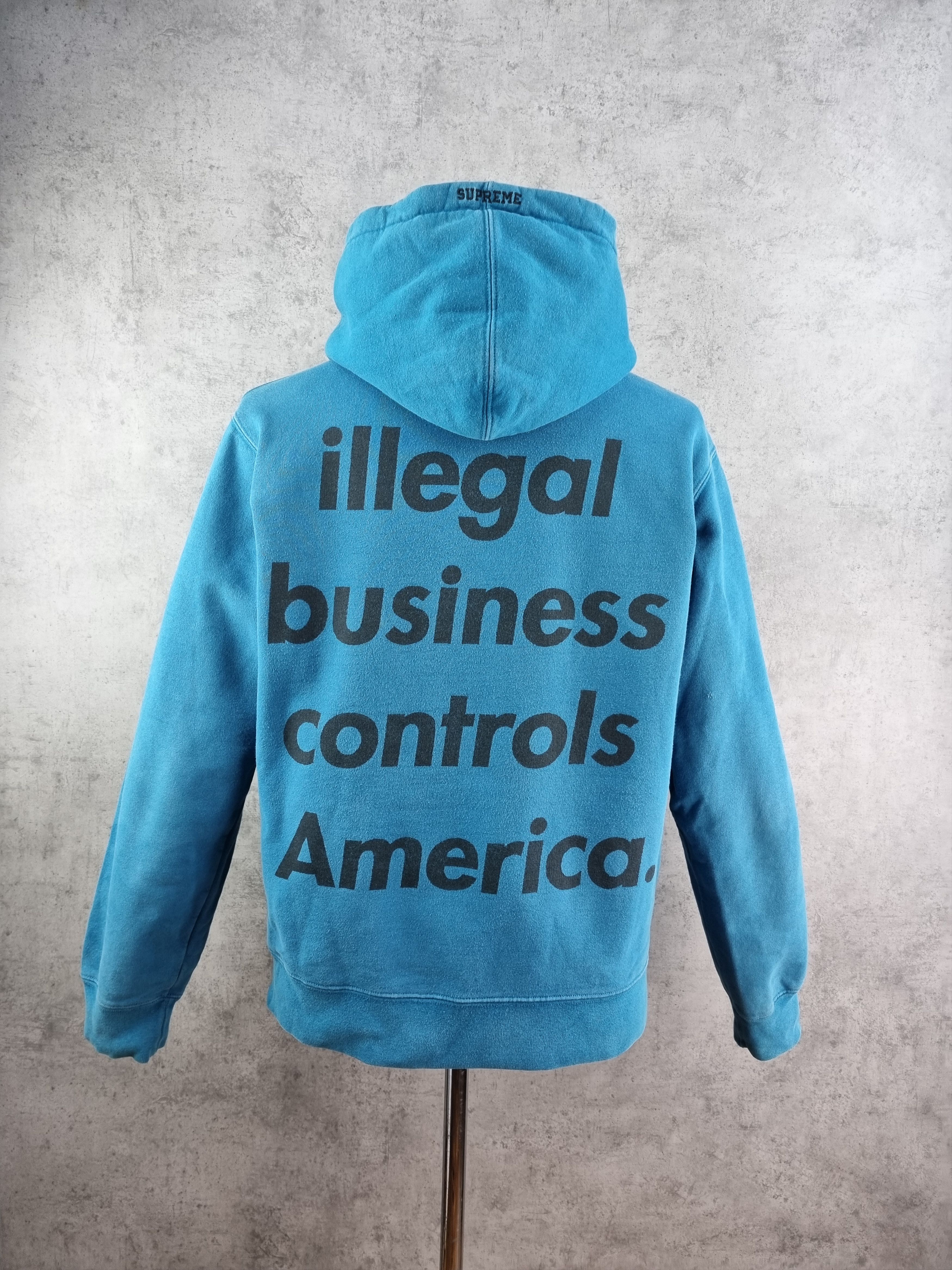 Supreme Faded SUPREME Illegal Business Controls America. Hoodie Size US M / EU 48-50 / 2 - 10 Thumbnail
