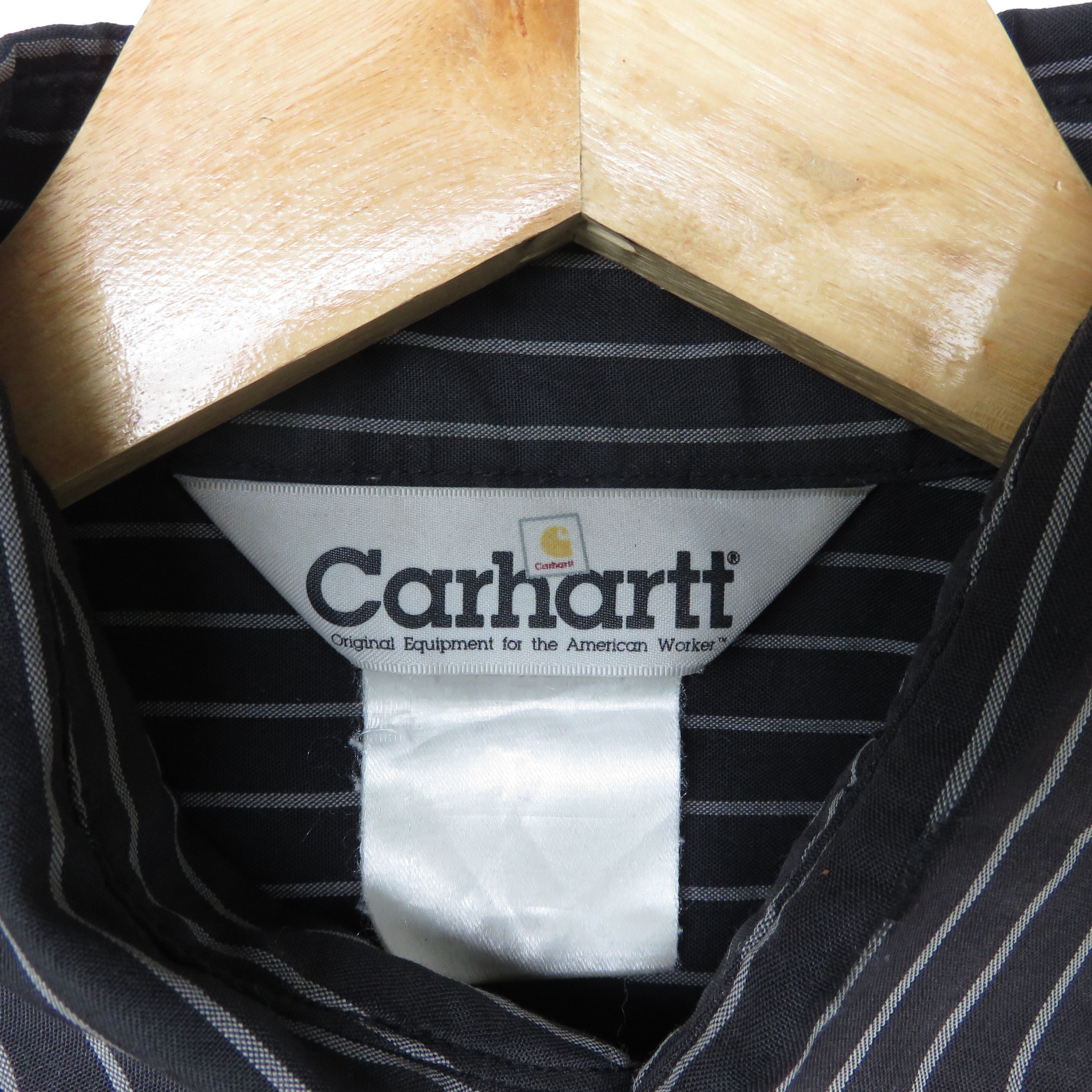 Carhartt × Vintage Vintage Carhartt Striped Button Up Shirt Size US M / EU 48-50 / 2 - 4 Thumbnail