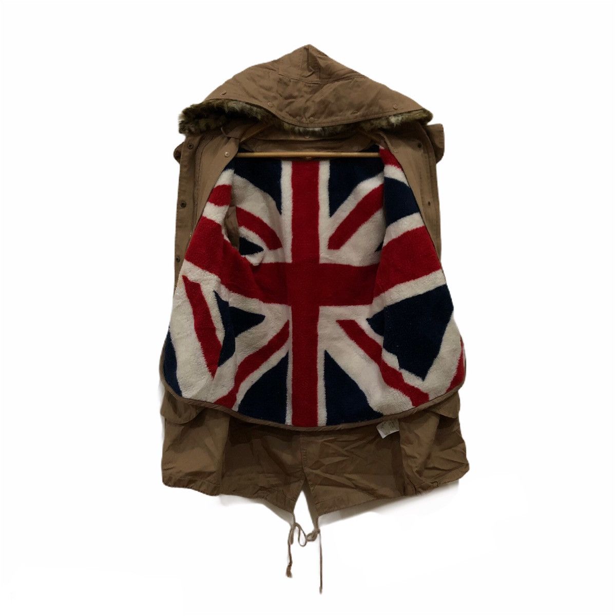 Japanese Brand Big Logo Great Britain Flag Fish Tail Parka Size US M / EU 48-50 / 2 - 1 Thumbnail