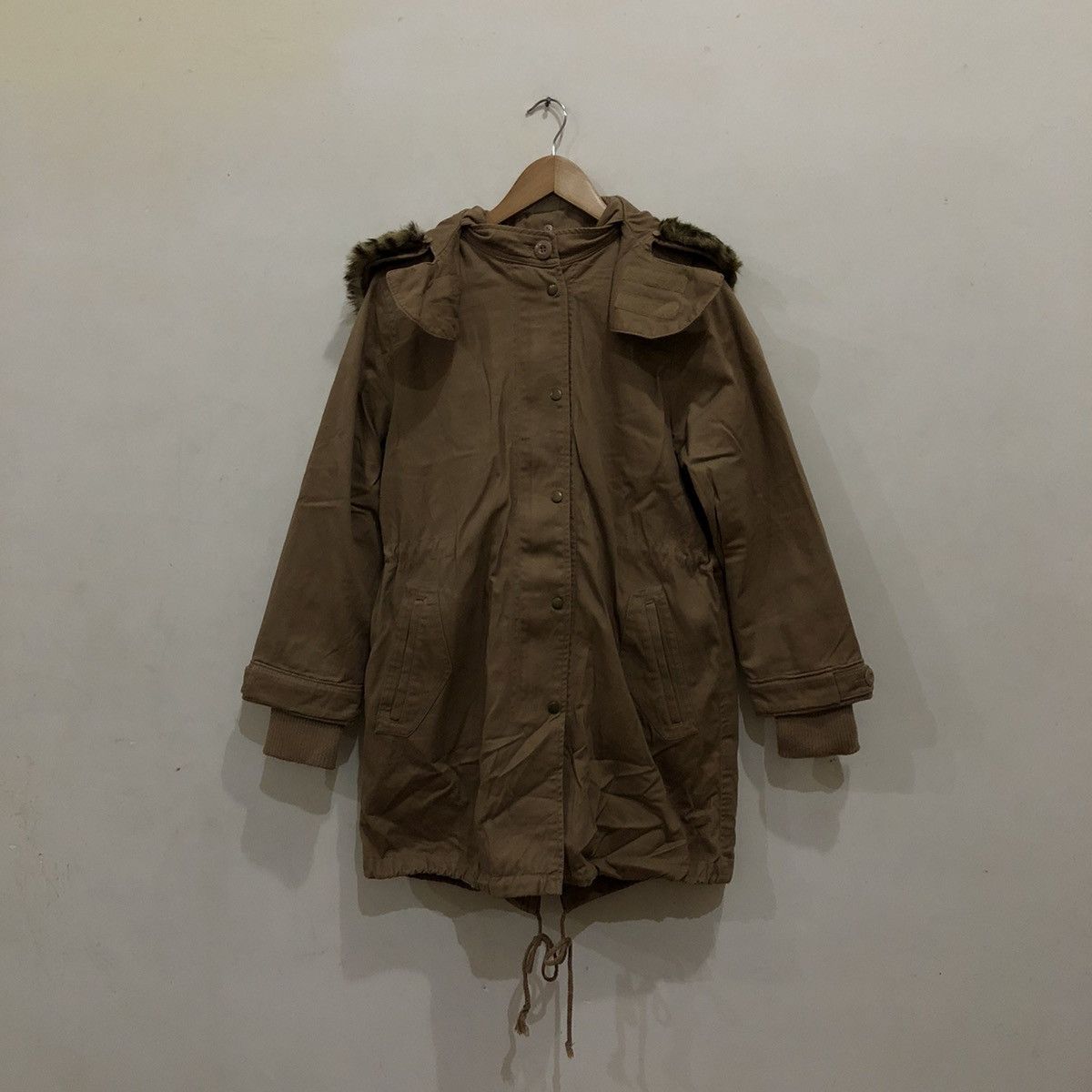 Japanese Brand Big Logo Great Britain Flag Fish Tail Parka Size US M / EU 48-50 / 2 - 3 Thumbnail