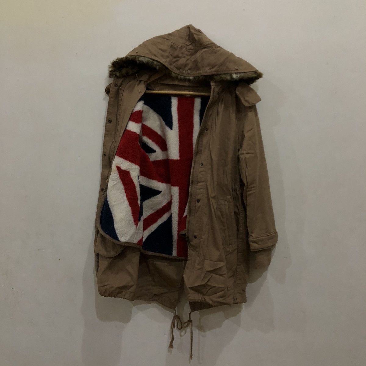 Japanese Brand Big Logo Great Britain Flag Fish Tail Parka Size US M / EU 48-50 / 2 - 16 Thumbnail