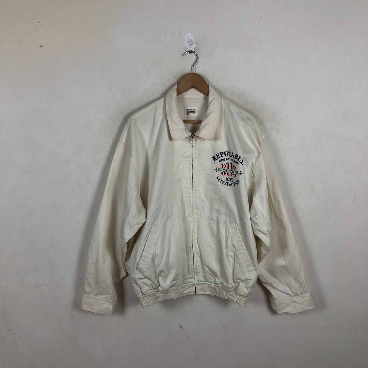 Japanese Brand REPUTABLE PERCEPTIVE VARSITY JACKET BIG LOGO Size US L / EU 52-54 / 3 - 2 Thumbnail