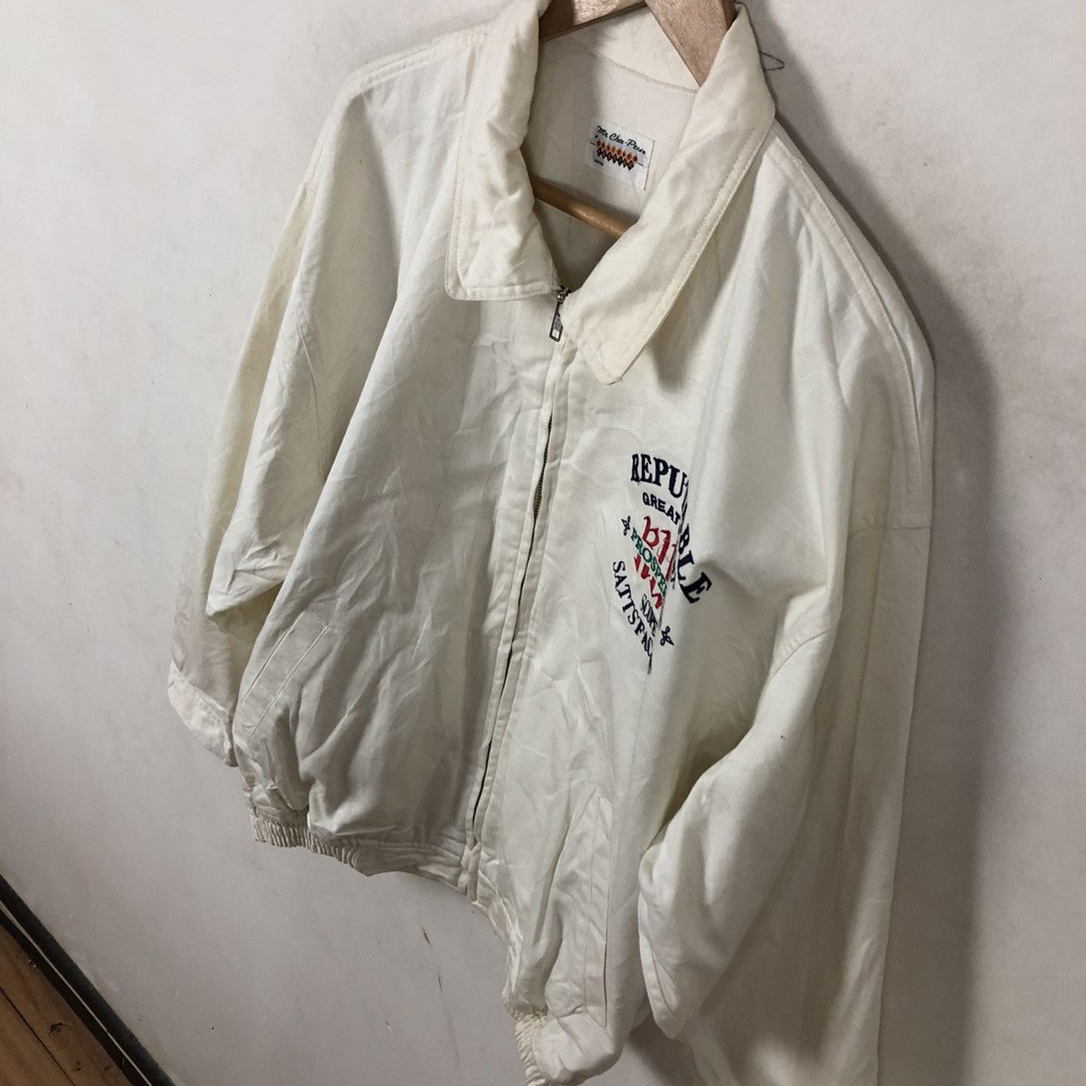Japanese Brand REPUTABLE PERCEPTIVE VARSITY JACKET BIG LOGO Size US L / EU 52-54 / 3 - 4 Thumbnail