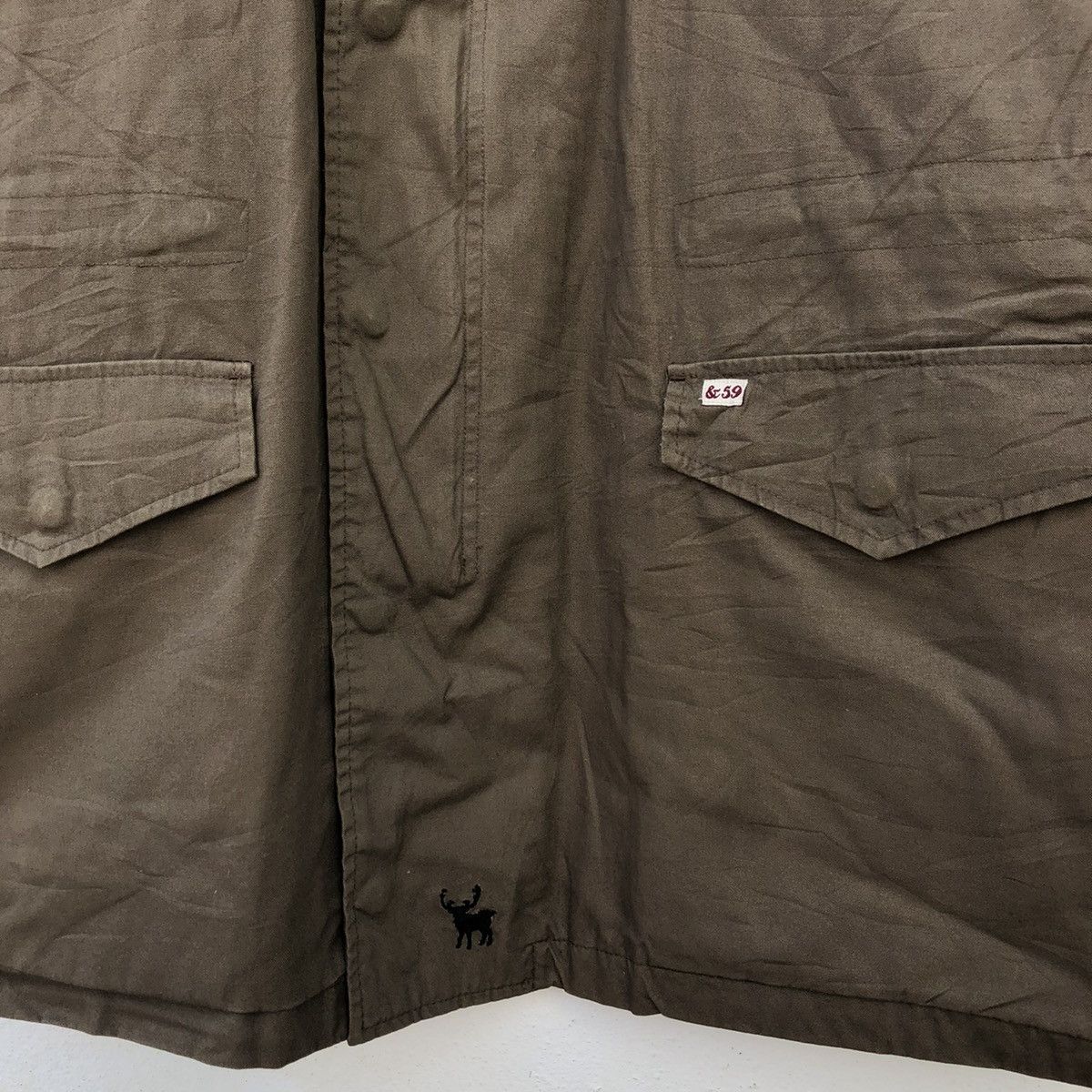 Vintage CARIBOU PARKA JACKET MILITARY COLLECTIONS FULL PATCH DESIGN Size US XXL / EU 58 / 5 - 10 Thumbnail