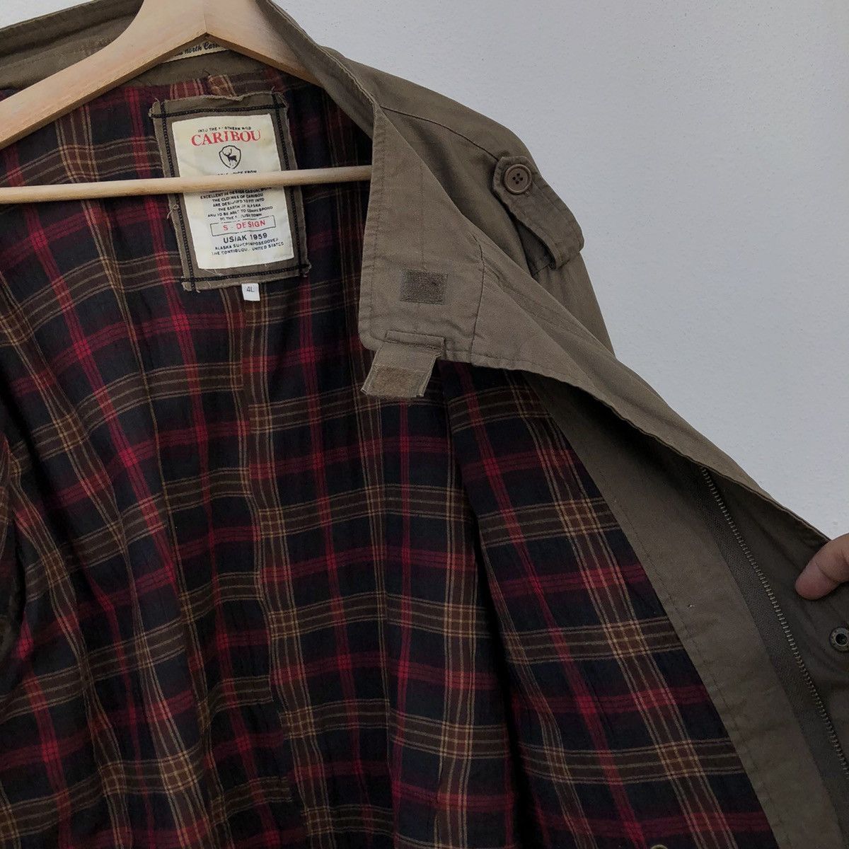 Vintage CARIBOU PARKA JACKET MILITARY COLLECTIONS FULL PATCH DESIGN Size US XXL / EU 58 / 5 - 17 Thumbnail