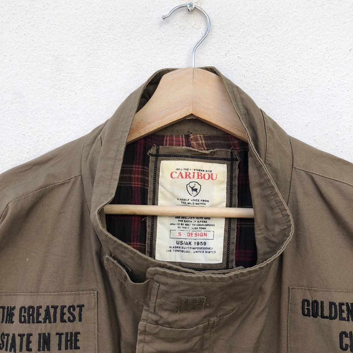 Vintage CARIBOU PARKA JACKET MILITARY COLLECTIONS FULL PATCH DESIGN Size US XXL / EU 58 / 5 - 9 Thumbnail