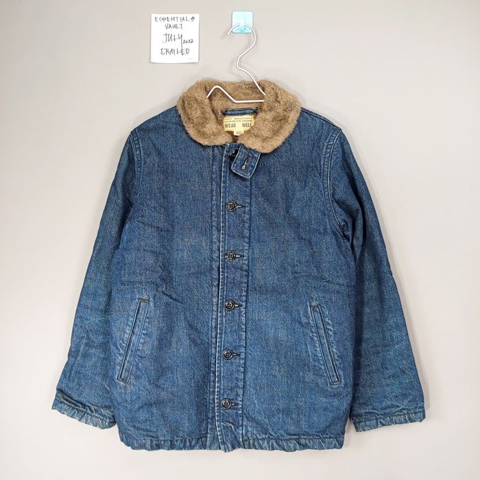 Ues Japan UES N1 Deck Sanforized Shrunk Denim Jacket | Grailed