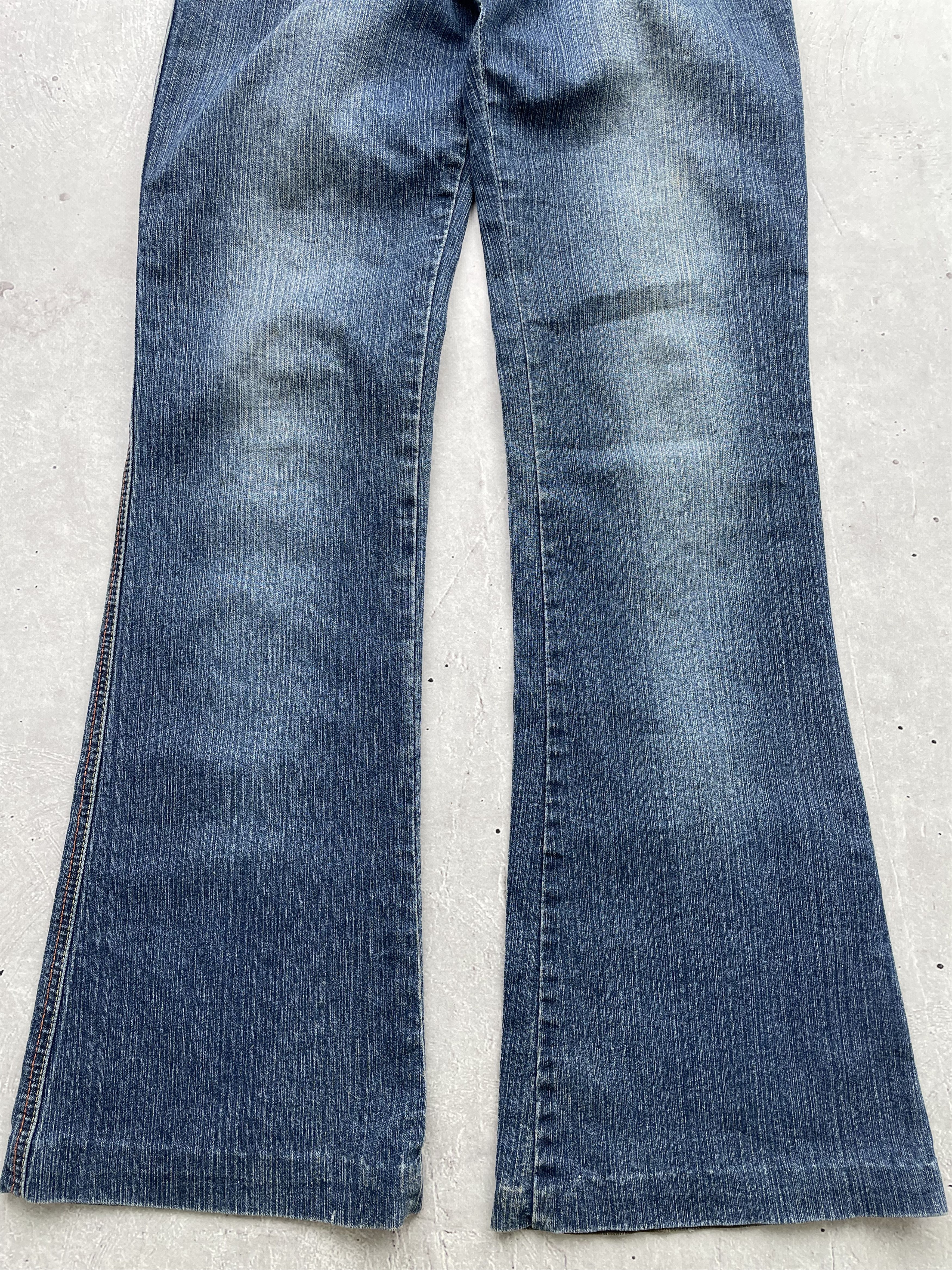 Japanese Brand × Vintage Vintage Flare Jeans Size 26" / US 2 / IT 38 - 3 Thumbnail