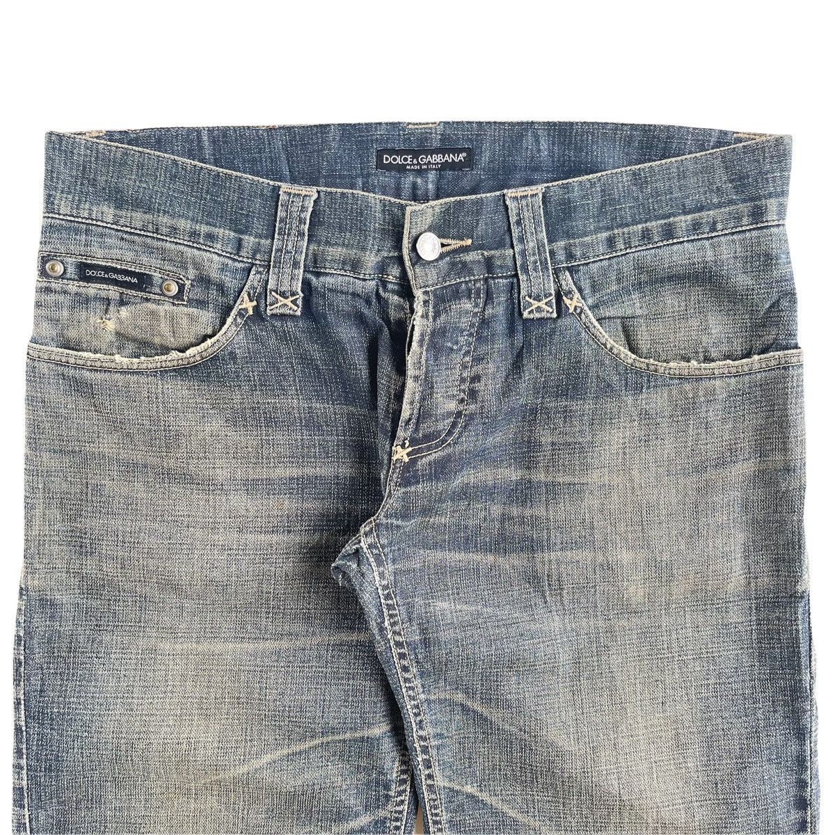 Dolce & Gabbana Authentic Dolce & Gabbana Washed Denim Jeans Size US 33 - 3 Thumbnail