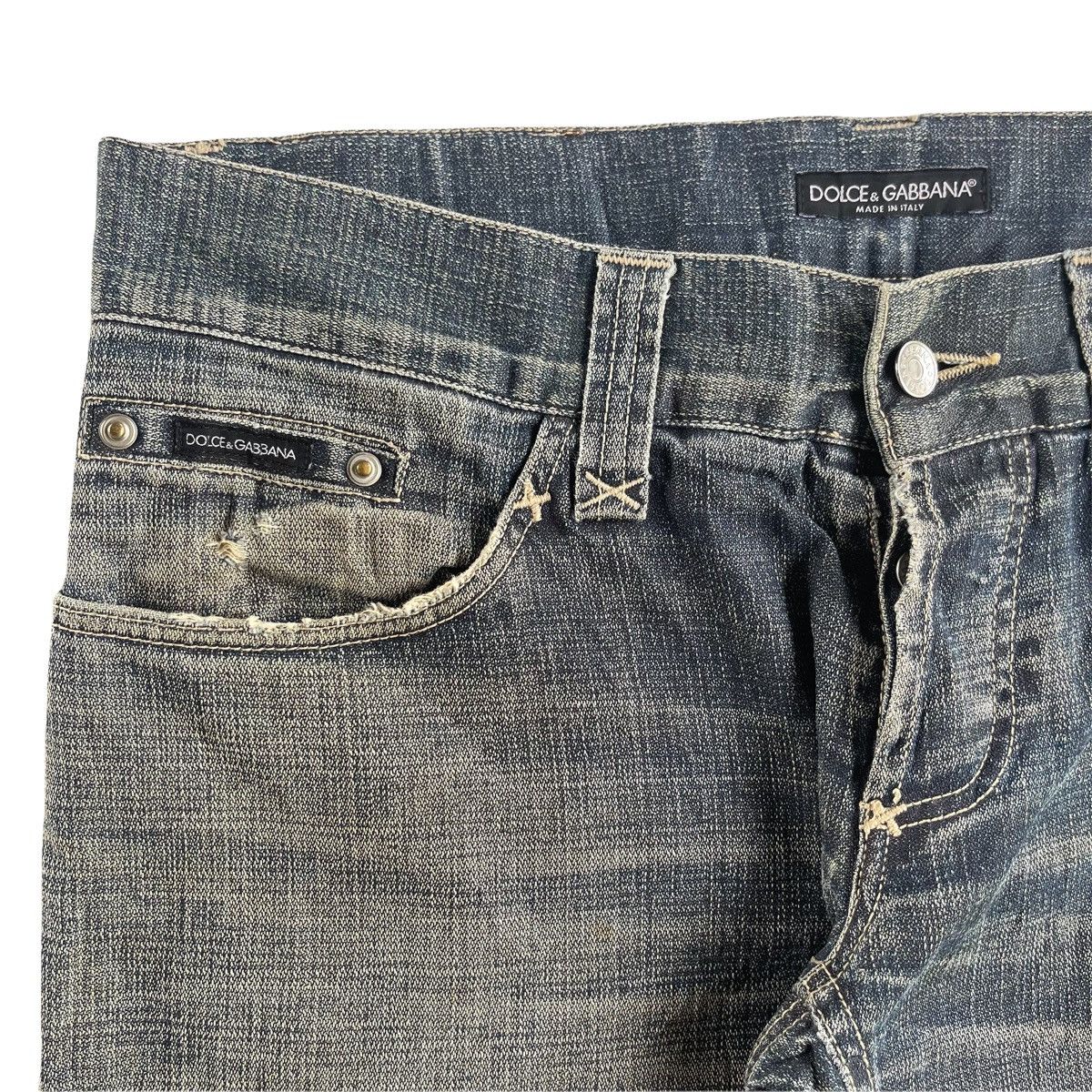 Dolce & Gabbana Authentic Dolce & Gabbana Washed Denim Jeans Size US 33 - 4 Thumbnail