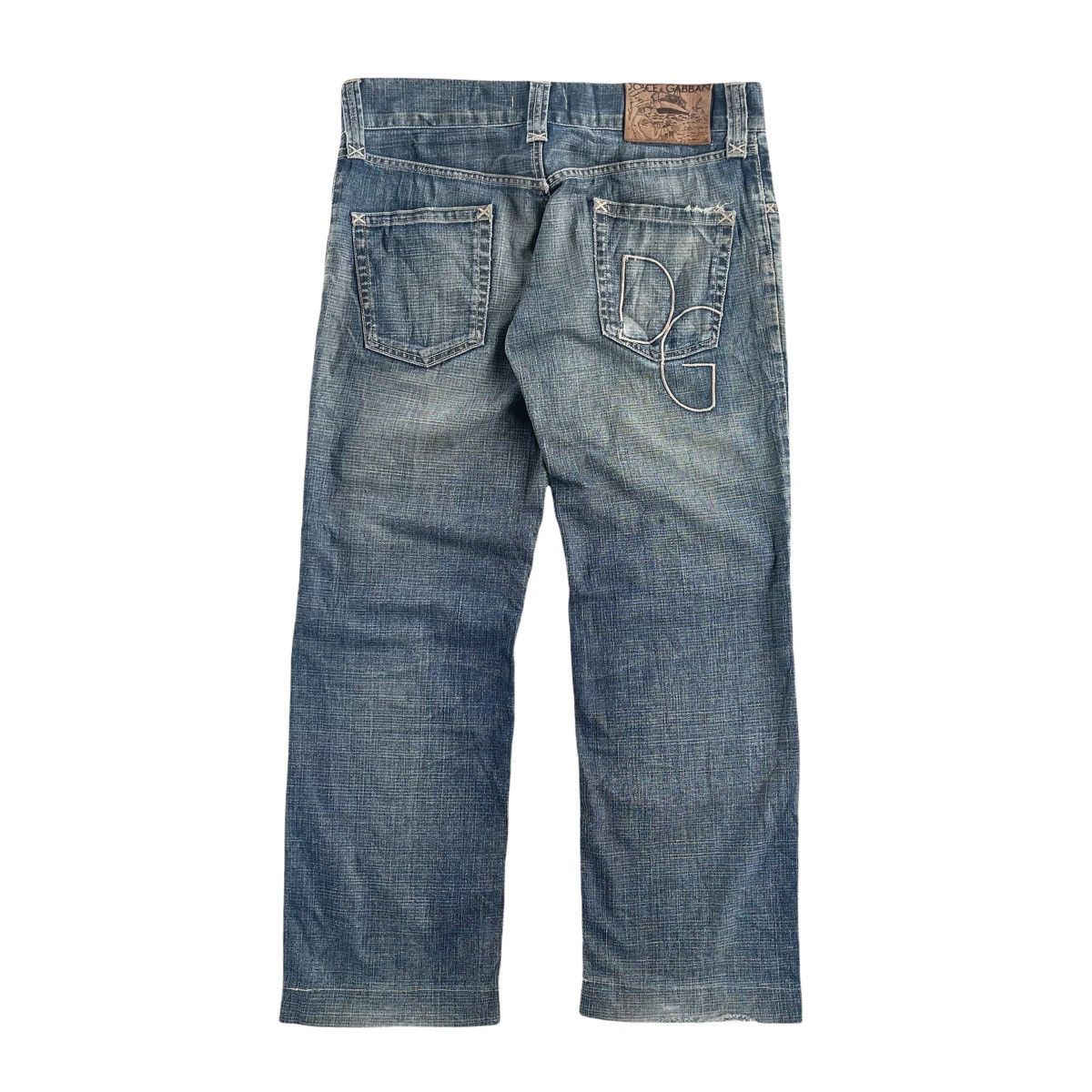 Dolce & Gabbana Authentic Dolce & Gabbana Washed Denim Jeans Size US 33 - 2 Thumbnail