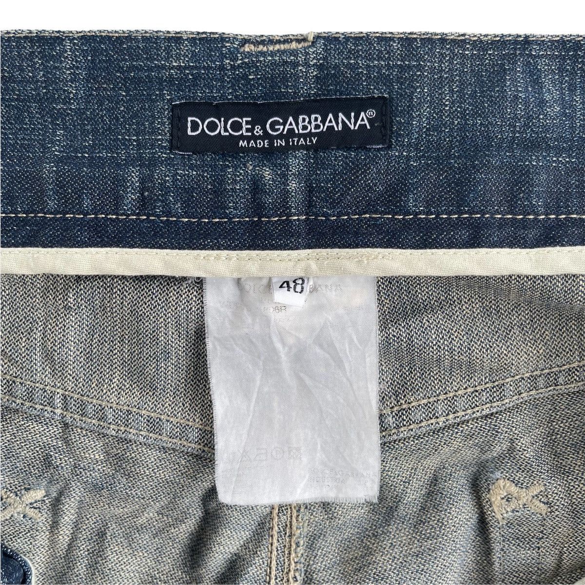 Dolce & Gabbana Authentic Dolce & Gabbana Washed Denim Jeans Size US 33 - 9 Thumbnail