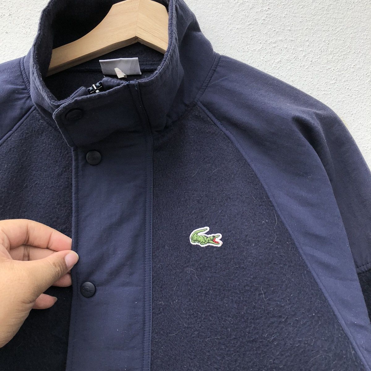 Japanese Brand LACOSTE SPORT JACKET SMALL LOGO Size US L / EU 52-54 / 3 - 3 Thumbnail