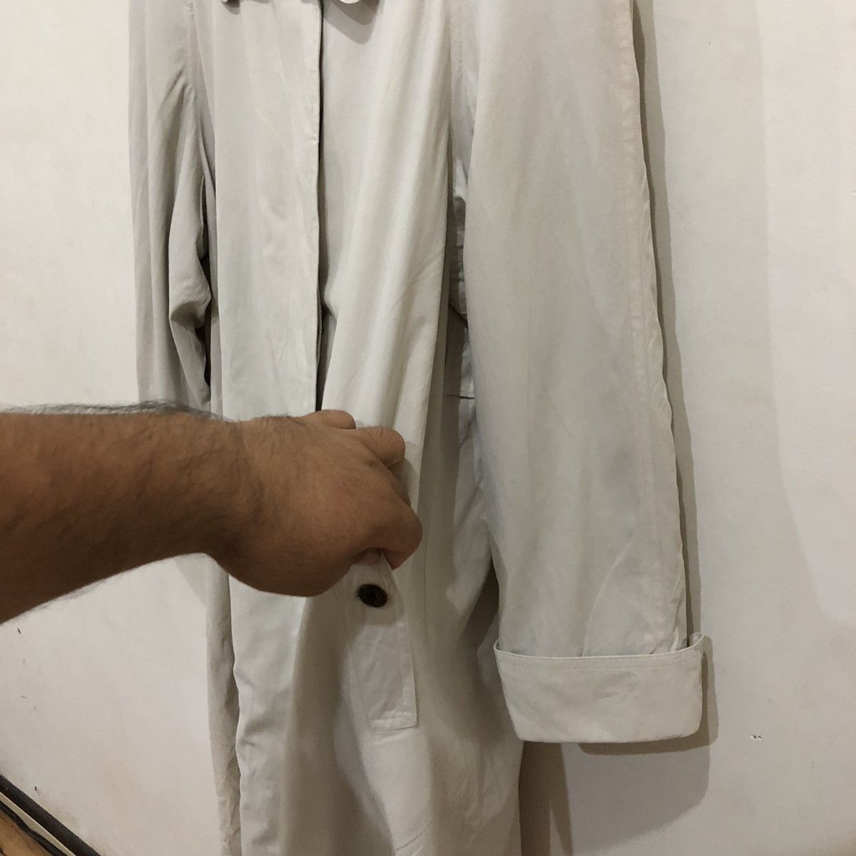 Burberry Vintage Trench Coat Burberry Big Logo Size US M / EU 48-50 / 2 - 12 Thumbnail
