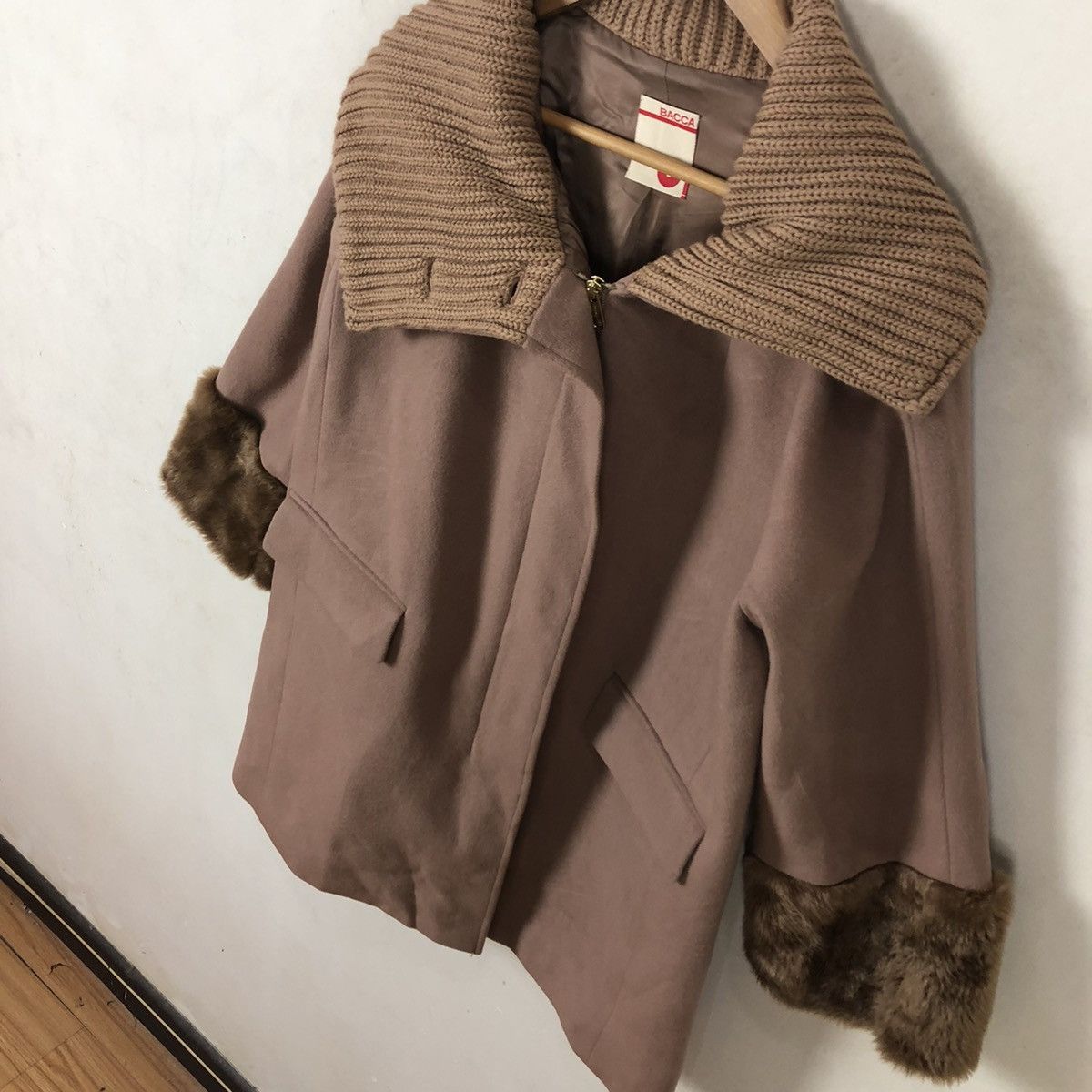 Vintage BACCA IDEAL FABRIC MADE IN JAPAN DOUBLE COLLAR JACKET Size US M / EU 48-50 / 2 - 4 Thumbnail