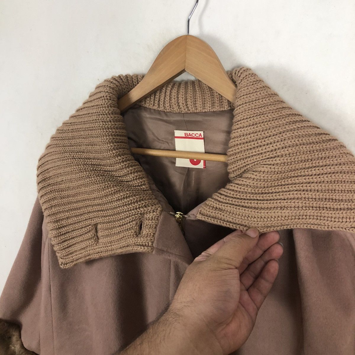 Vintage BACCA IDEAL FABRIC MADE IN JAPAN DOUBLE COLLAR JACKET Size US M / EU 48-50 / 2 - 5 Thumbnail