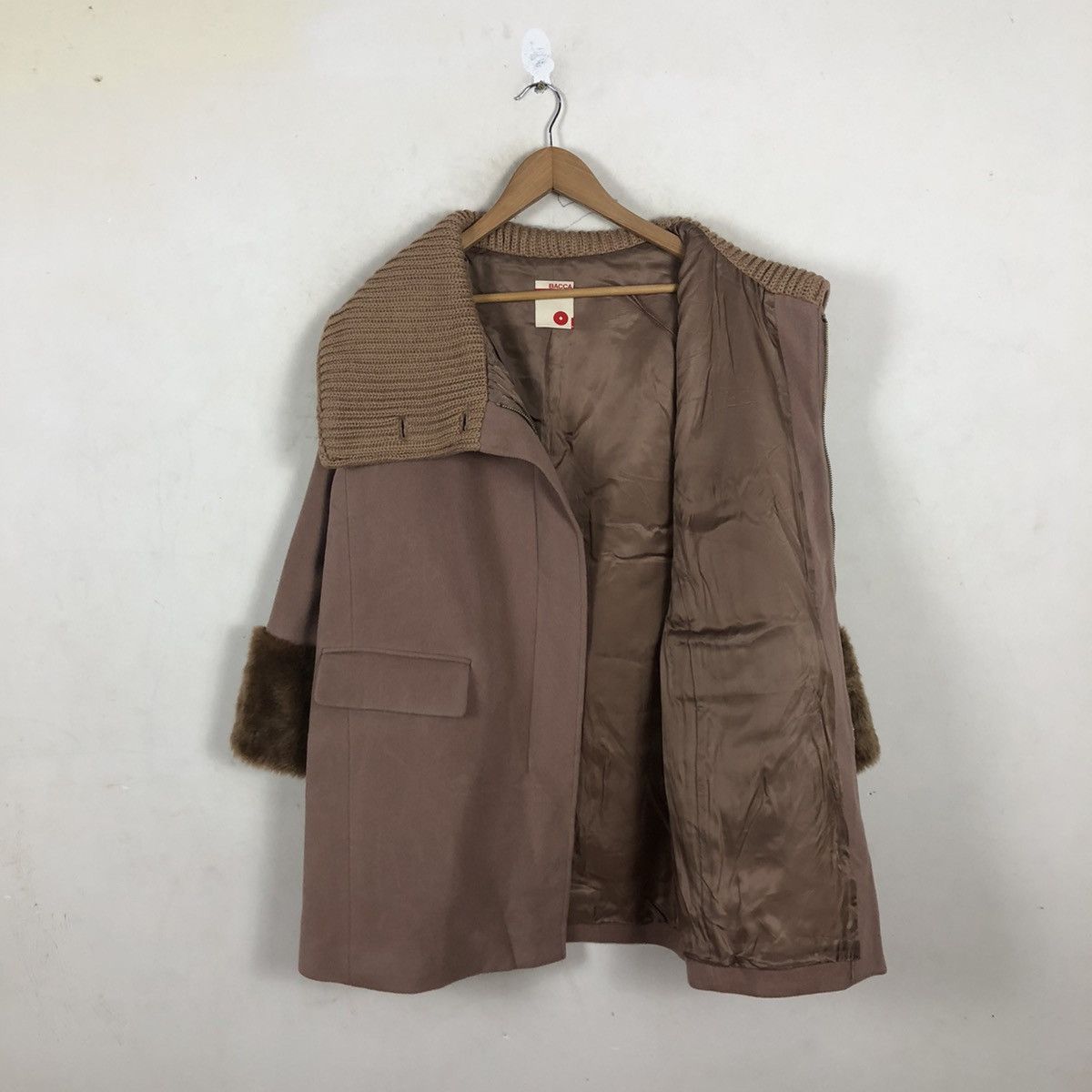 Vintage BACCA IDEAL FABRIC MADE IN JAPAN DOUBLE COLLAR JACKET Size US M / EU 48-50 / 2 - 9 Thumbnail