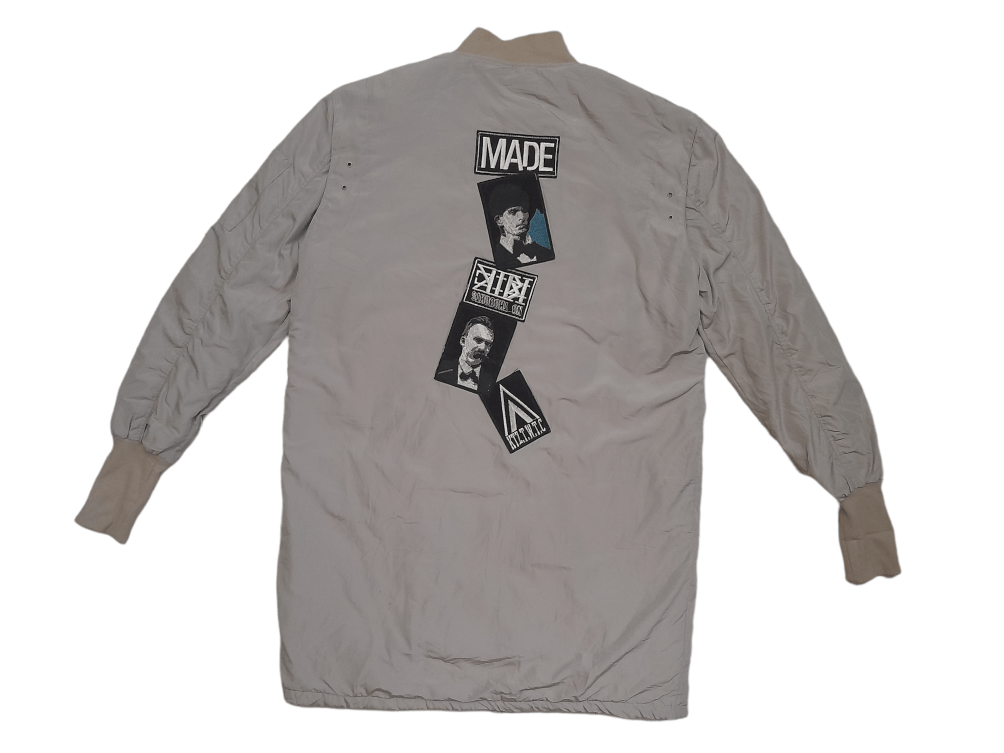 image of Ktztwtc Designer Jacket Inspired Raf Simons (E24) in Grey, Men's (Size Large)