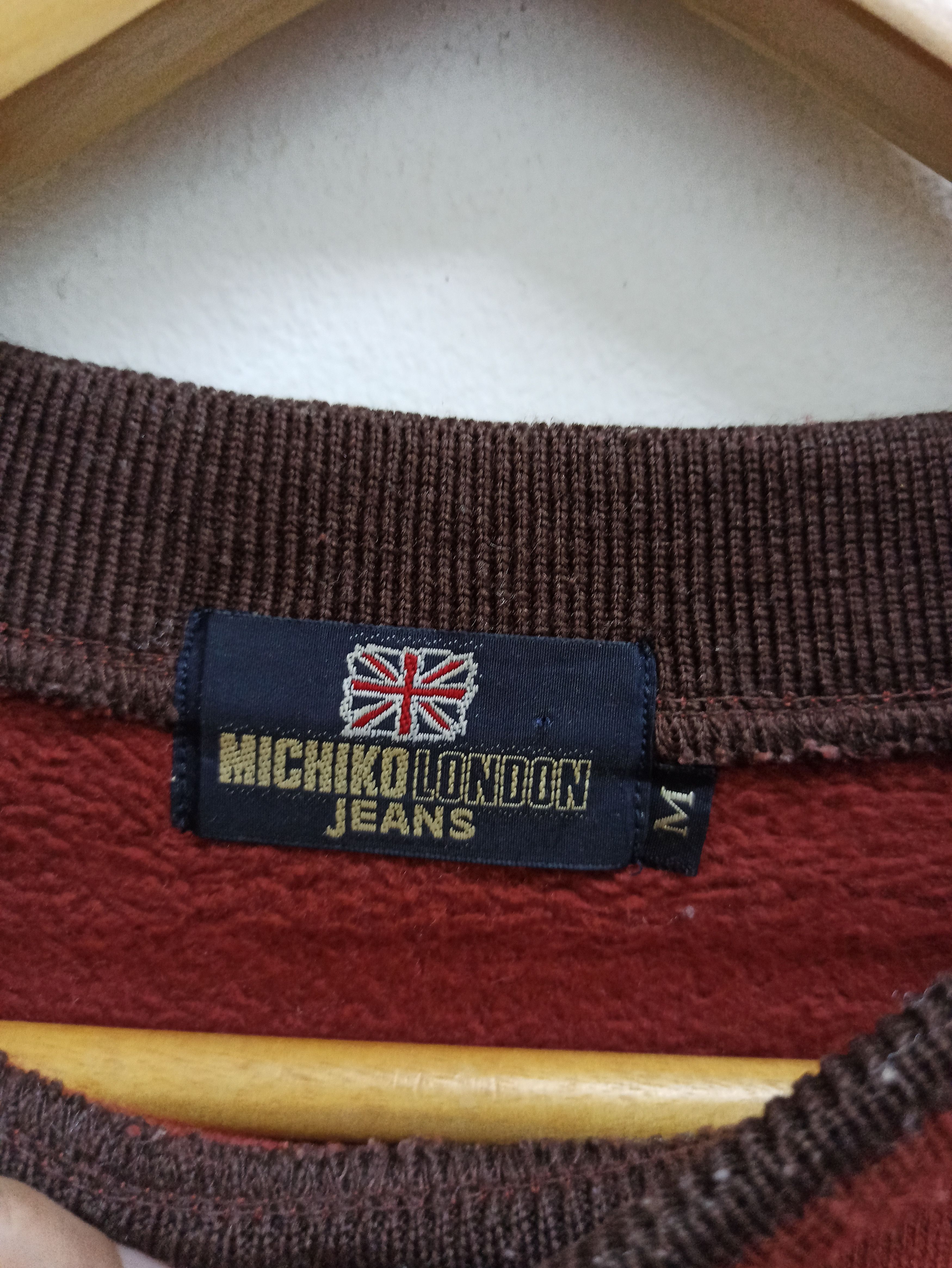 Japanese Brand Rare Michico london jeans sweatshirt Crewneck Big Logo Size US M / EU 48-50 / 2 - 7 Thumbnail