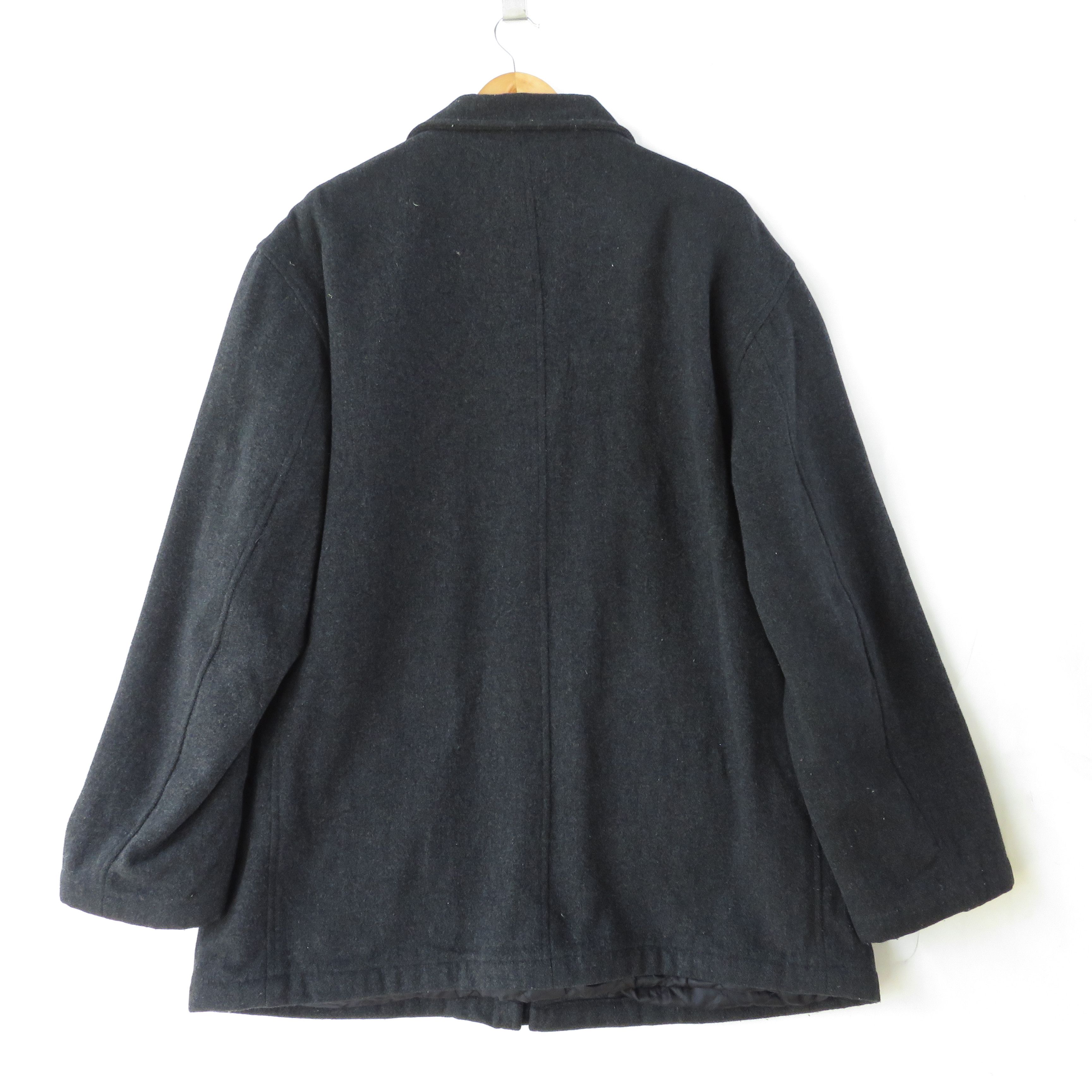 Polo Ralph Lauren × Ralph Lauren × Vintage Ralph Lauren Boxy Wool Heavy Coat Jacket Size US L / EU 52-54 / 3 - 4 Thumbnail