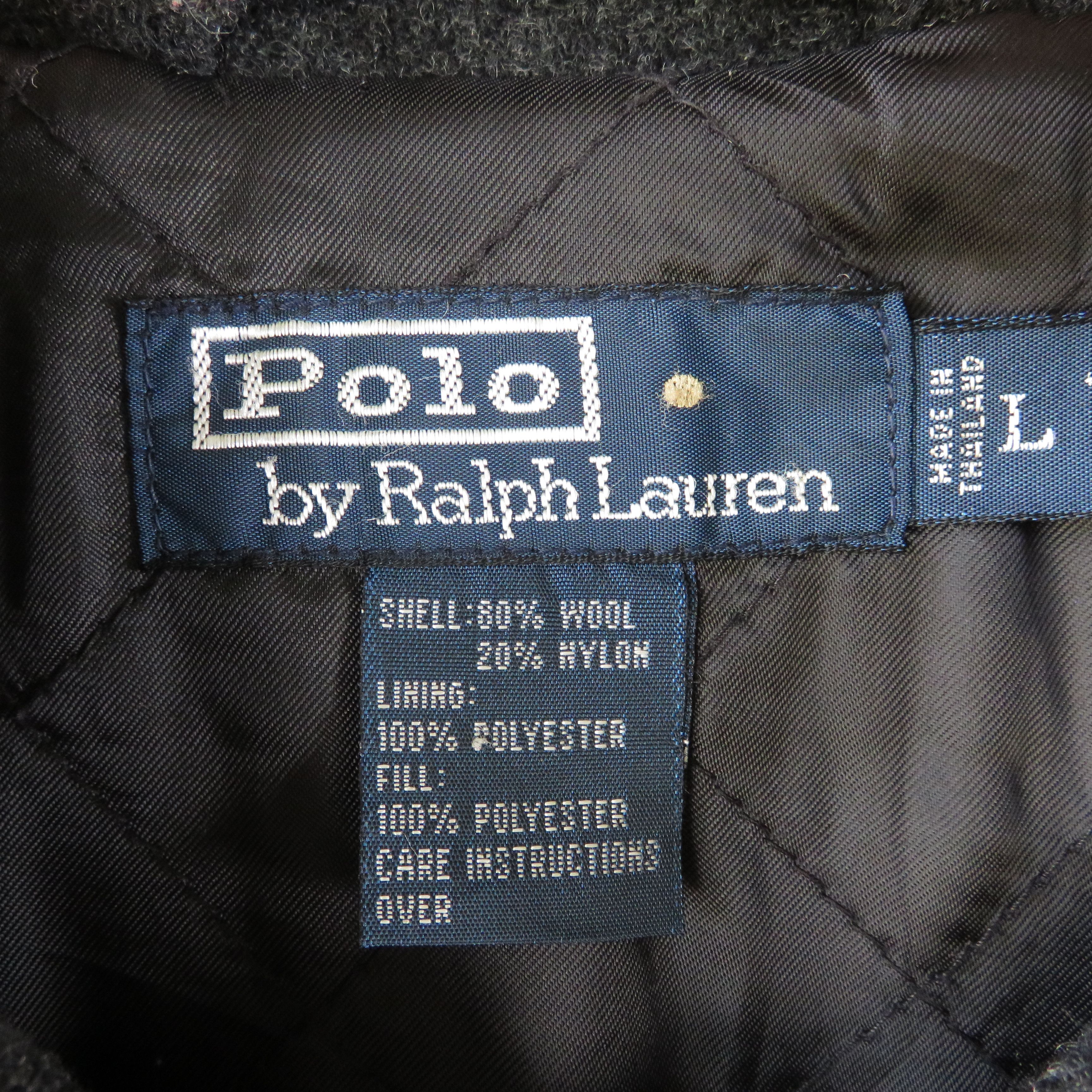 Polo Ralph Lauren × Ralph Lauren × Vintage Ralph Lauren Boxy Wool Heavy Coat Jacket Size US L / EU 52-54 / 3 - 5 Thumbnail