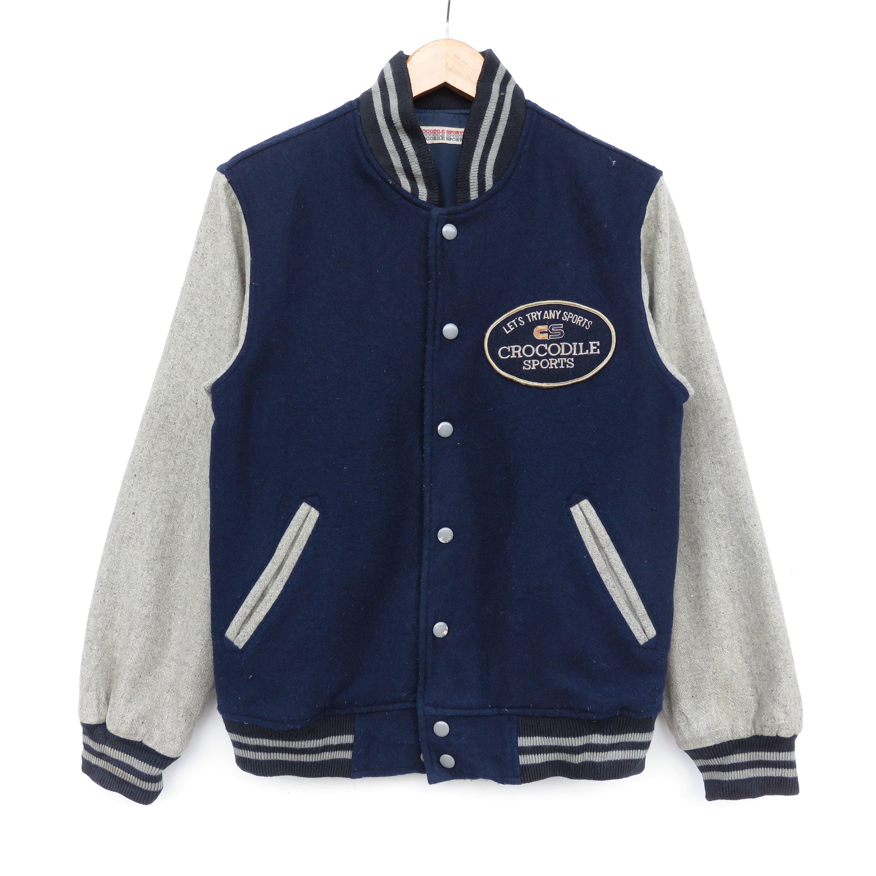 Vintage Vintage 90s Wool Varsity Jacket Size US S / EU 44-46 / 1 - 1 Thumbnail