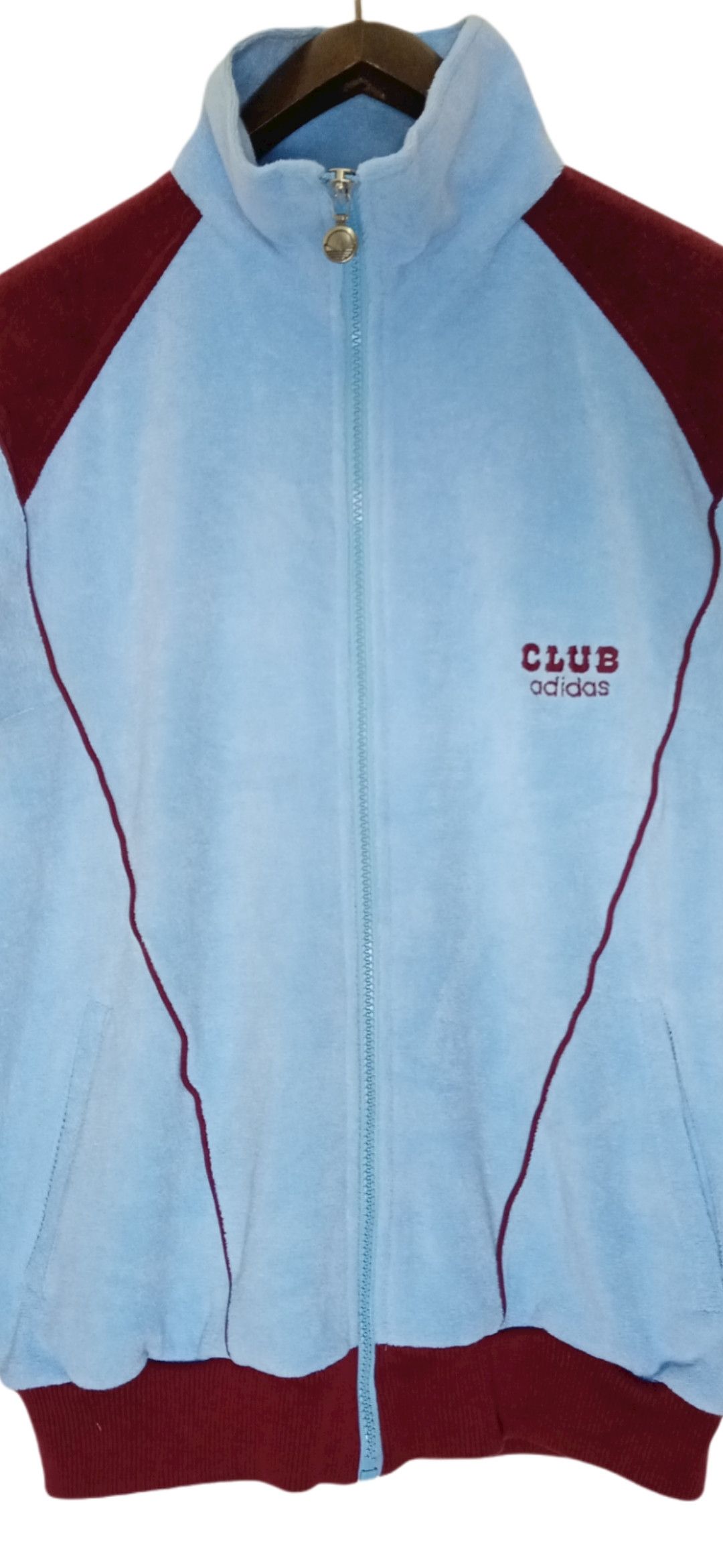Adidas Vintage Adidas Club Descente zipper sweater Jacket Size US L / EU 52-54 / 3 - 8 Thumbnail