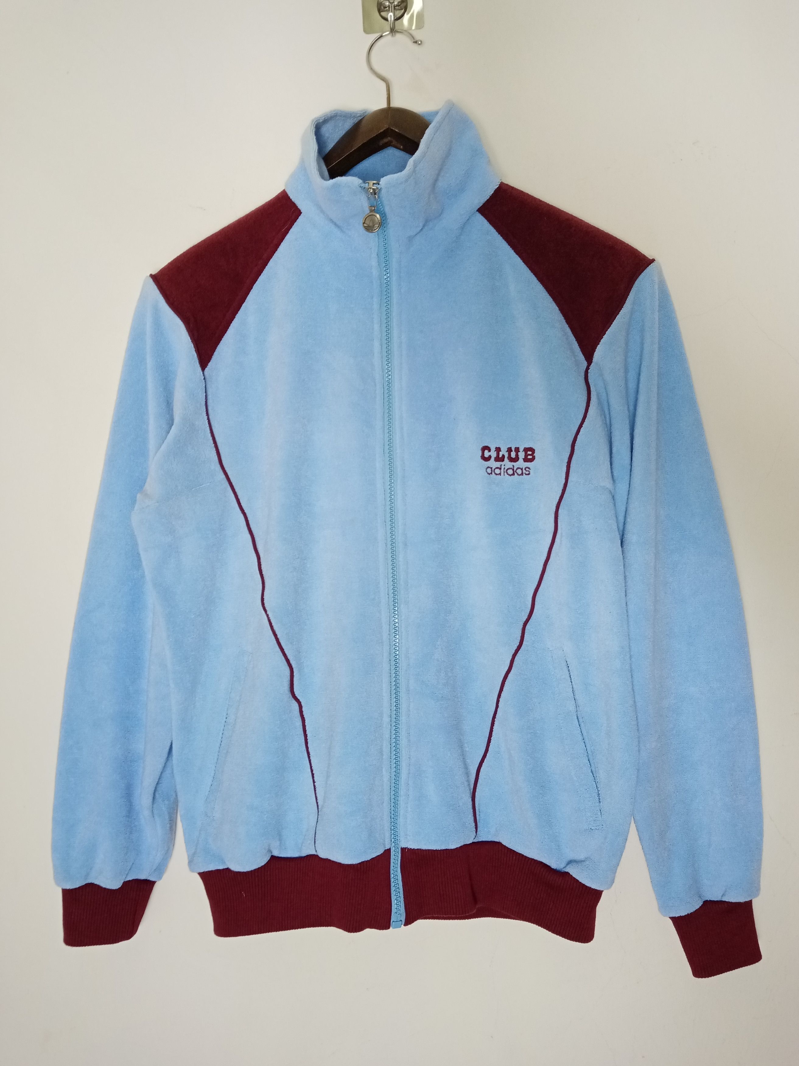 Adidas Vintage Adidas Club Descente zipper sweater Jacket Size US L / EU 52-54 / 3 - 1 Thumbnail