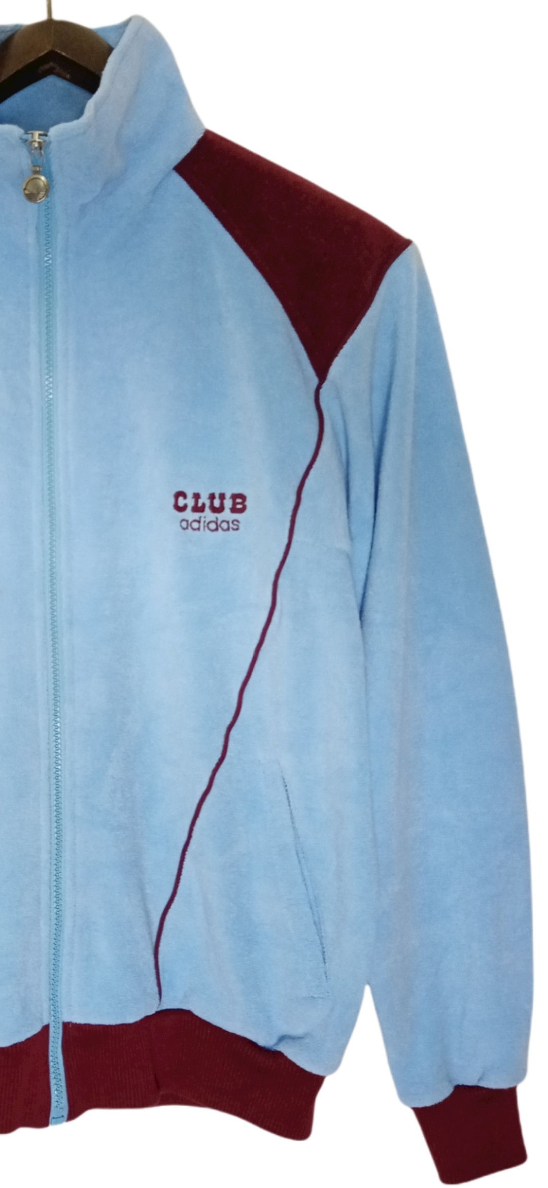 Adidas Vintage Adidas Club Descente zipper sweater Jacket Size US L / EU 52-54 / 3 - 10 Thumbnail