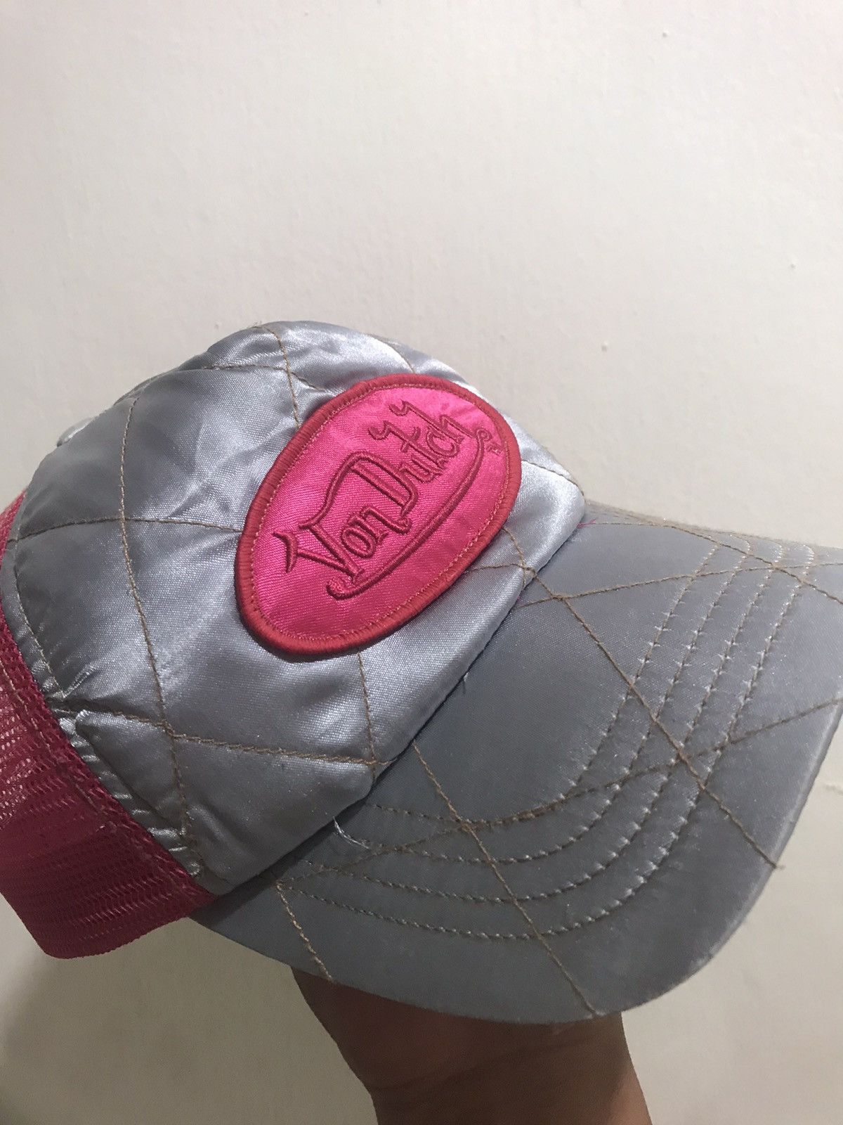 Vintage 🔥Vintage🔥 Von Dutch Satin Trucked Hat Size ONE SIZE - 6 Thumbnail