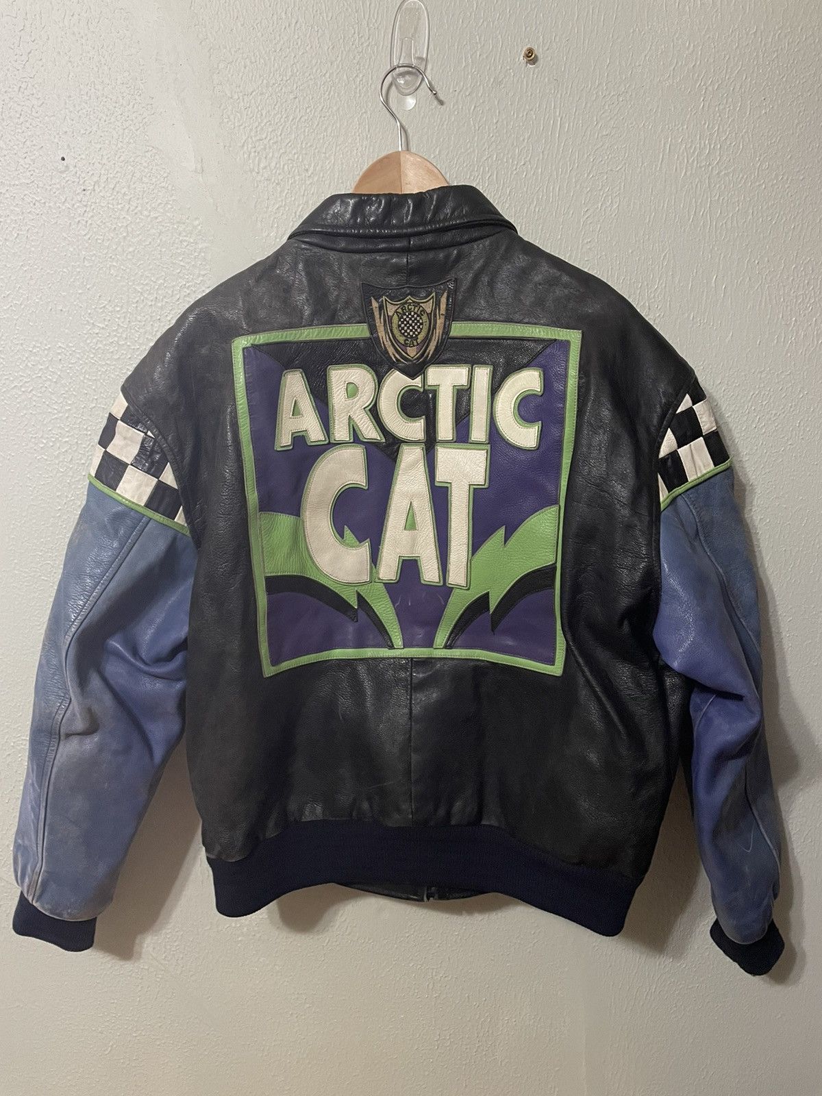 Vintage Vintage Arctic Cat Leather Jacket Grailed