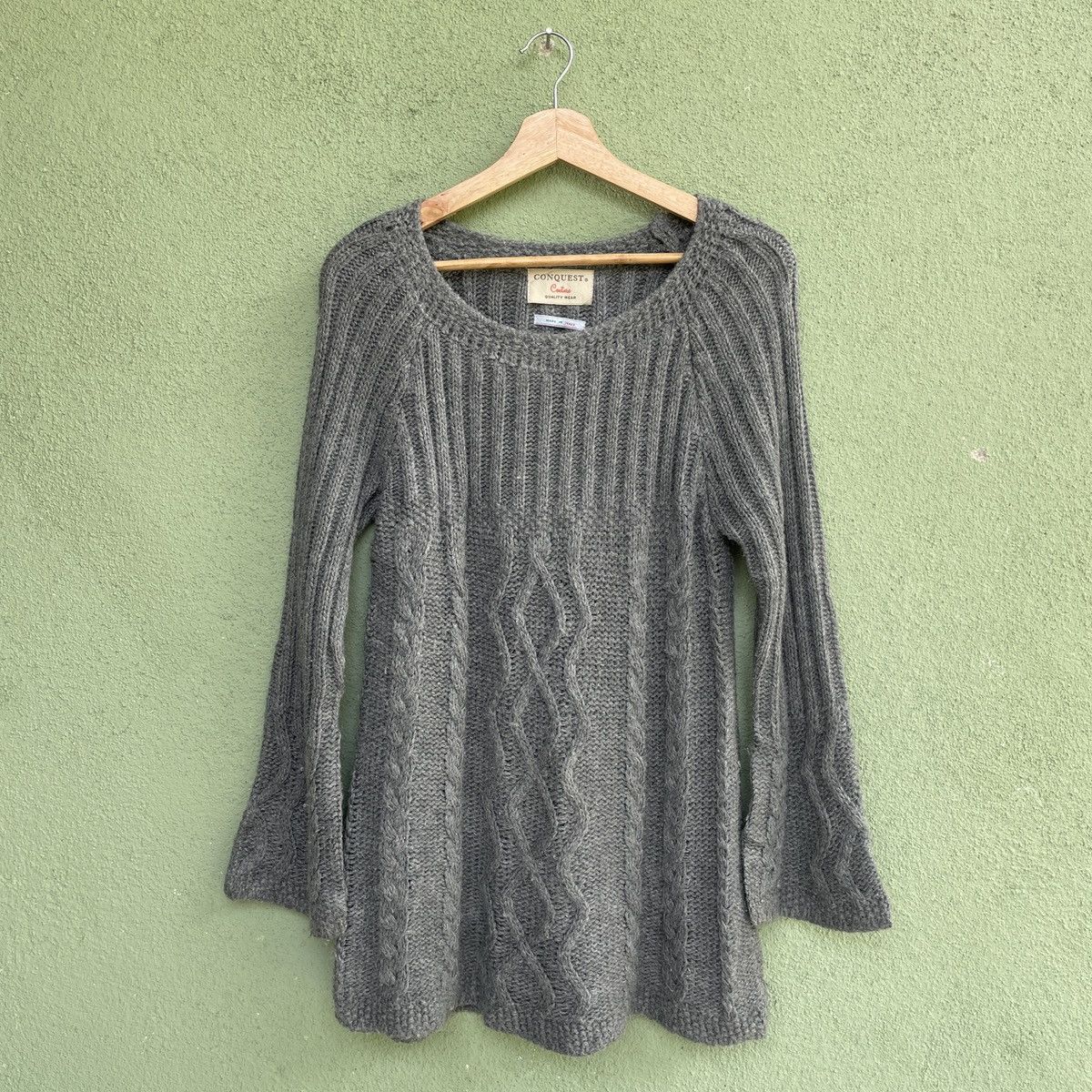 Aran Isles Knitwear Vintage Conquest Made In Italy Knitwear Sweater Size US S / EU 44-46 / 1 - 1 Thumbnail