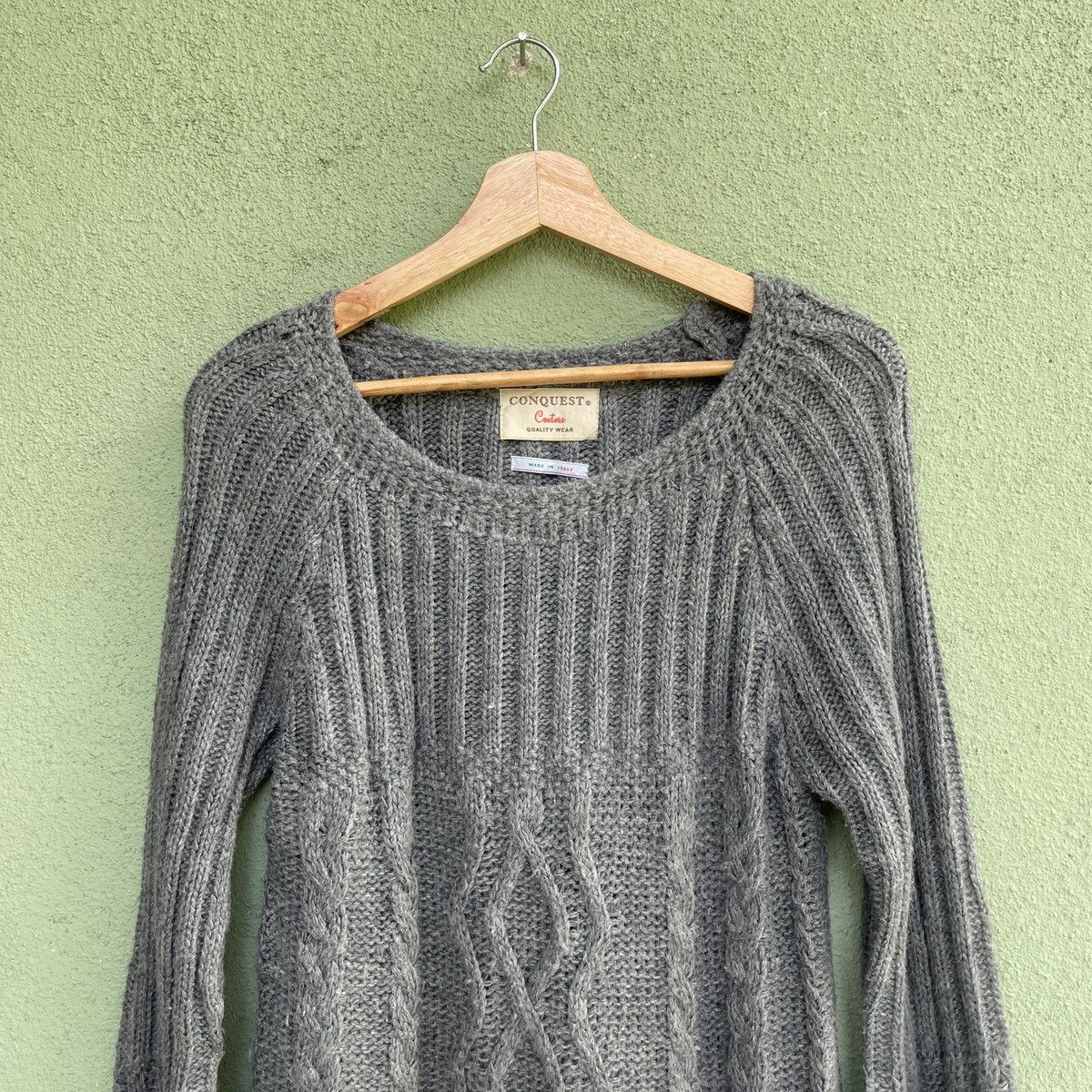 Aran Isles Knitwear Vintage Conquest Made In Italy Knitwear Sweater Size US S / EU 44-46 / 1 - 2 Thumbnail