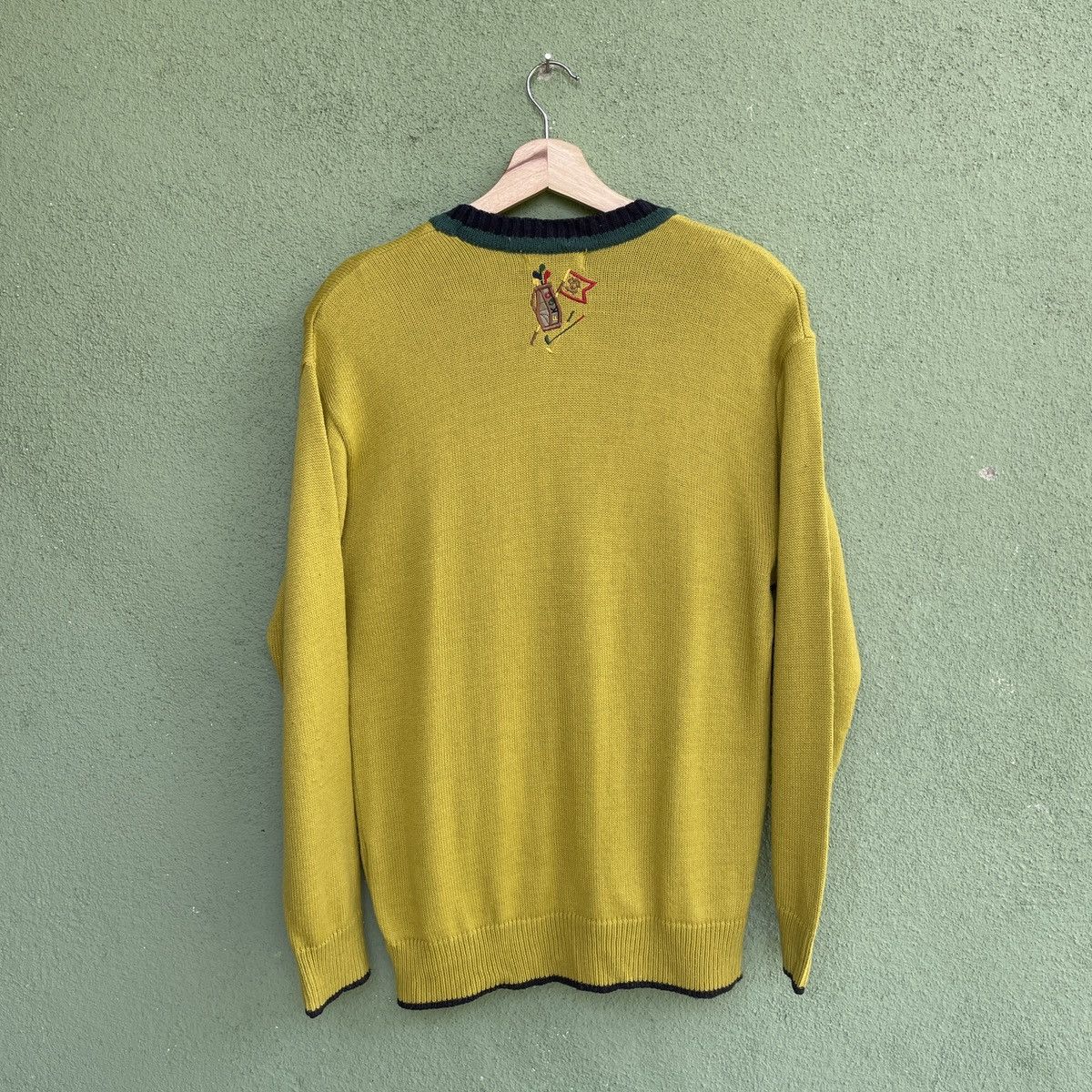 Aran Isles Knitwear Vintage FUIME Embroidery Logo Musted Cardigan Knitwear Size US M / EU 48-50 / 2 - 11 Thumbnail