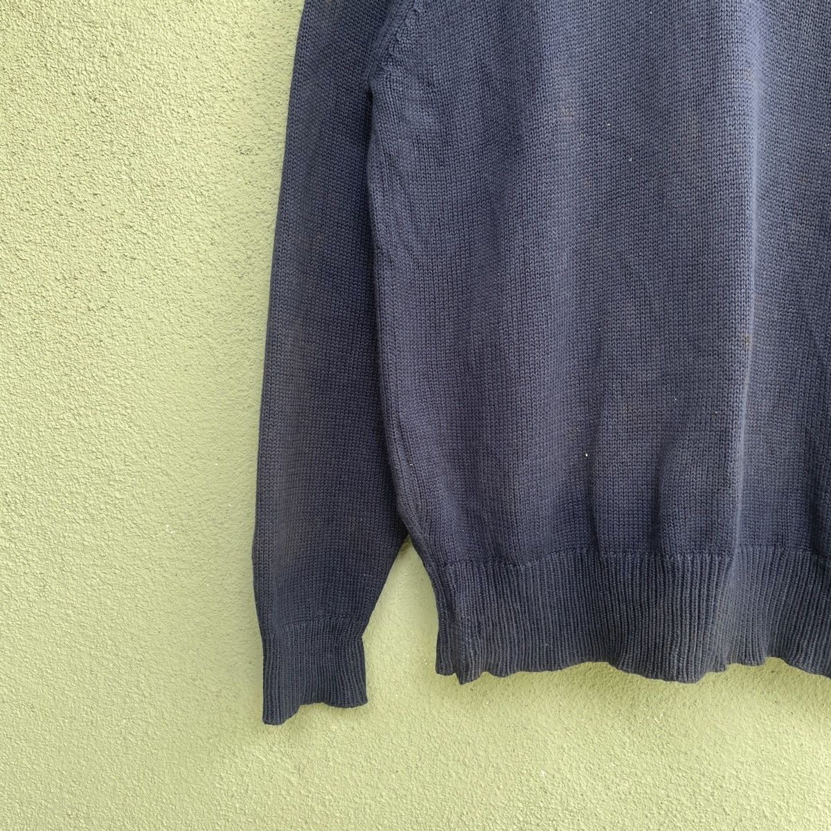 Aran Isles Knitwear Vintage Polo Embroidery Small Logo V Neck Knitwear Jumper Size US M / EU 48-50 / 2 - 4 Thumbnail