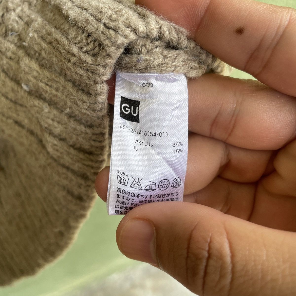Aran Isles Knitwear Vintage Gu Knit Sweater Japanese brand Knitwear Size US M / EU 48-50 / 2 - 7 Thumbnail