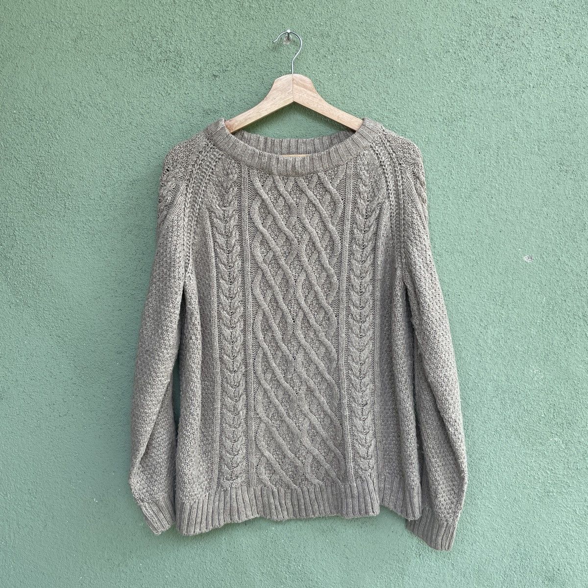 Aran Isles Knitwear Vintage Gu Knit Sweater Japanese brand Knitwear Size US M / EU 48-50 / 2 - 1 Thumbnail