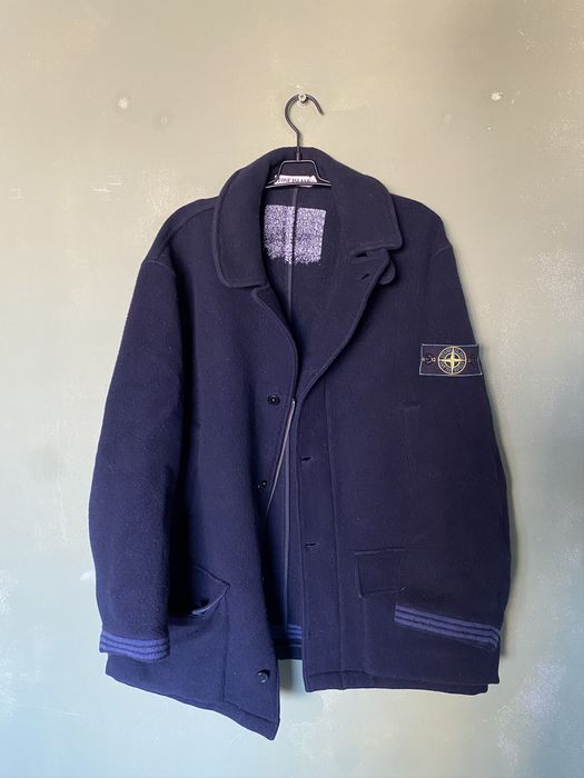 Stone island best sale wool coat