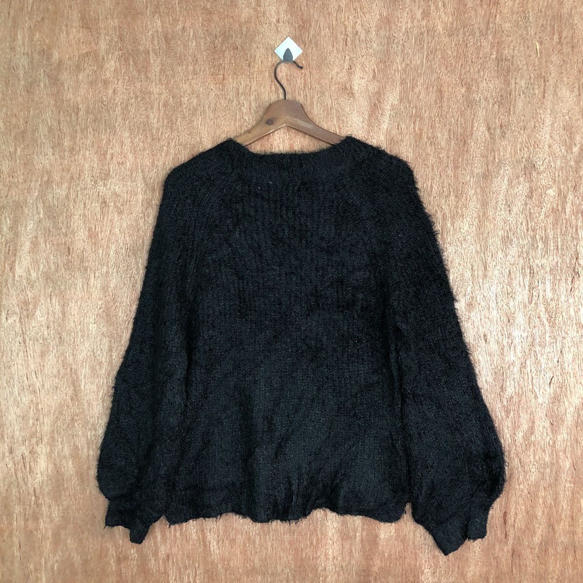 Homespun Knitwear × Japanese Brand Hypen World Gallery Shagshaggy Fur Mohair Knitwear #6619 Size US M / EU 48-50 / 2 - 9 Thumbnail