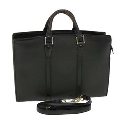 Louis Vuitton Taiga Porte Documents Rozan Business Bag Black M30052 Auth  Ar6487
