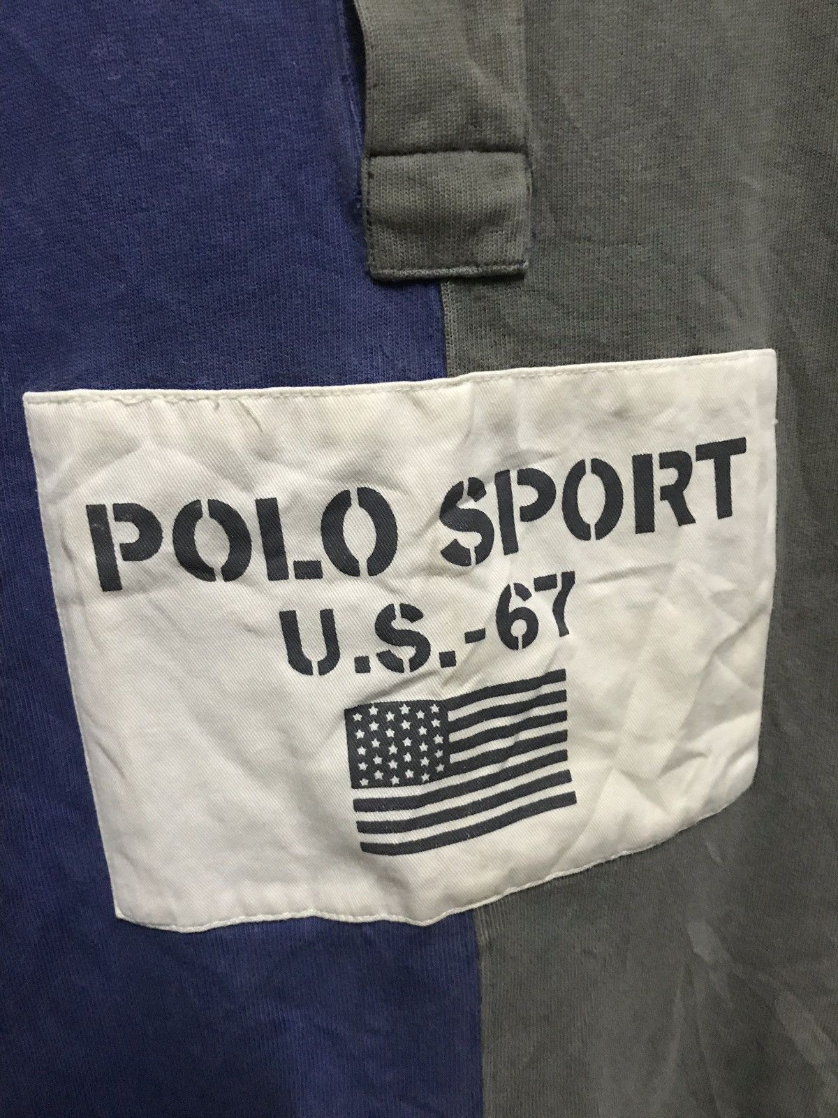 Polo Ralph Lauren Vtg Polo Sport US 67 Stadium Henley Shirt Ringer Size US L / EU 52-54 / 3 - 4 Thumbnail