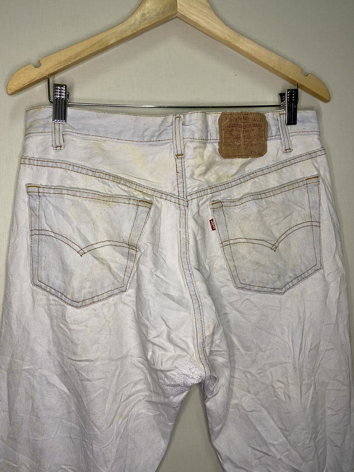 Levi's Vintage Clothing Vintage Thrashed Levi’s 501 Jeans Size US 32 / EU 48 - 7 Thumbnail