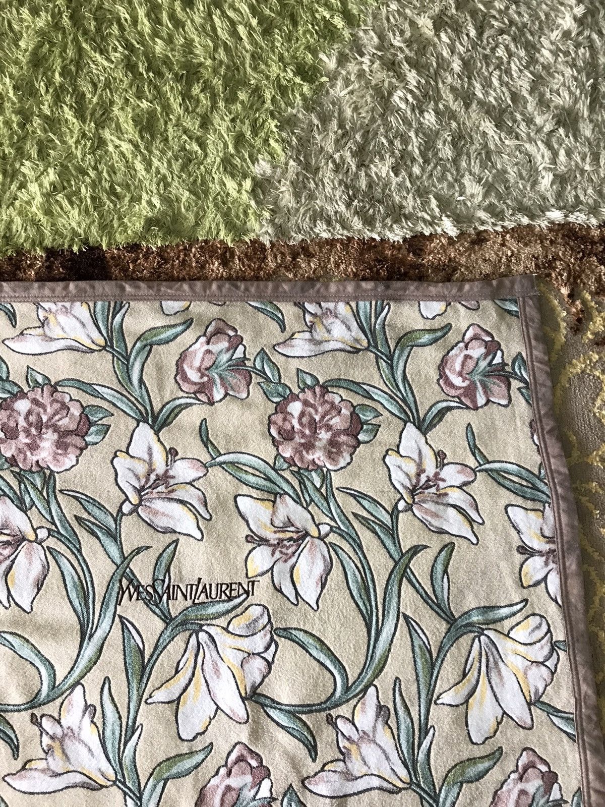 Yves Saint Laurent Vintage Yves Saint Laurent Wool Blanket Size ONE SIZE - 10 Thumbnail