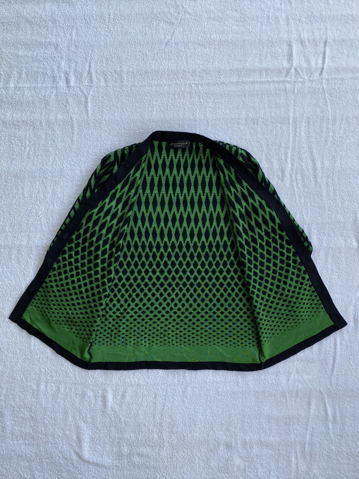 Junko Shimada Vintage Junko Koshino Diamond Geometric Cardigan Size US S / EU 44-46 / 1 - 9 Thumbnail