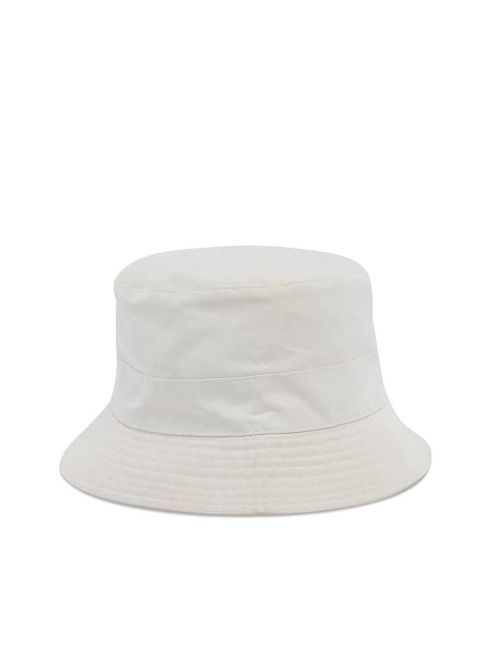 White Polyester Bucket Hat